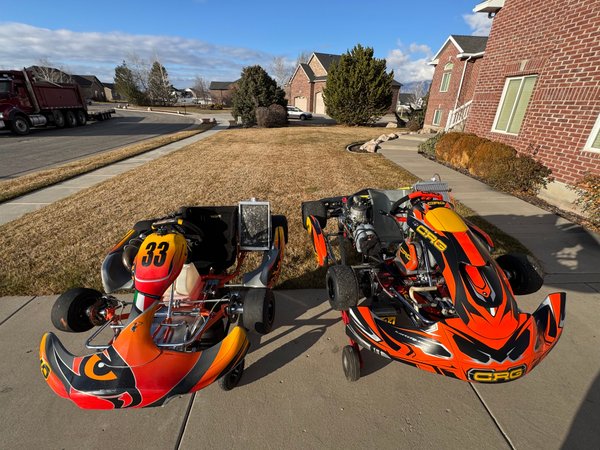 2 - 125cc Shifter Kart Package  for Sale $9,250 