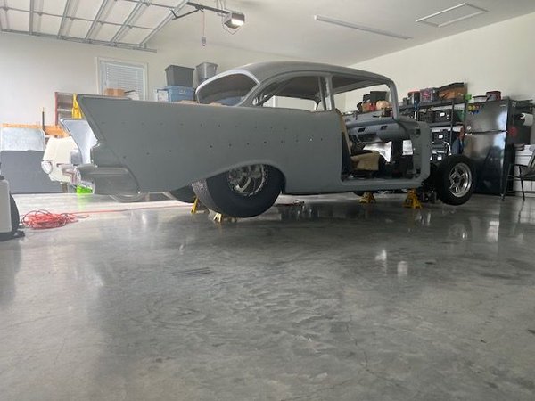 1957 Chevy Sedan Pro Street Roller