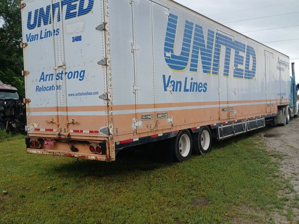 2 Drop frame moving trailers one with ramps  for Sale $8,000 