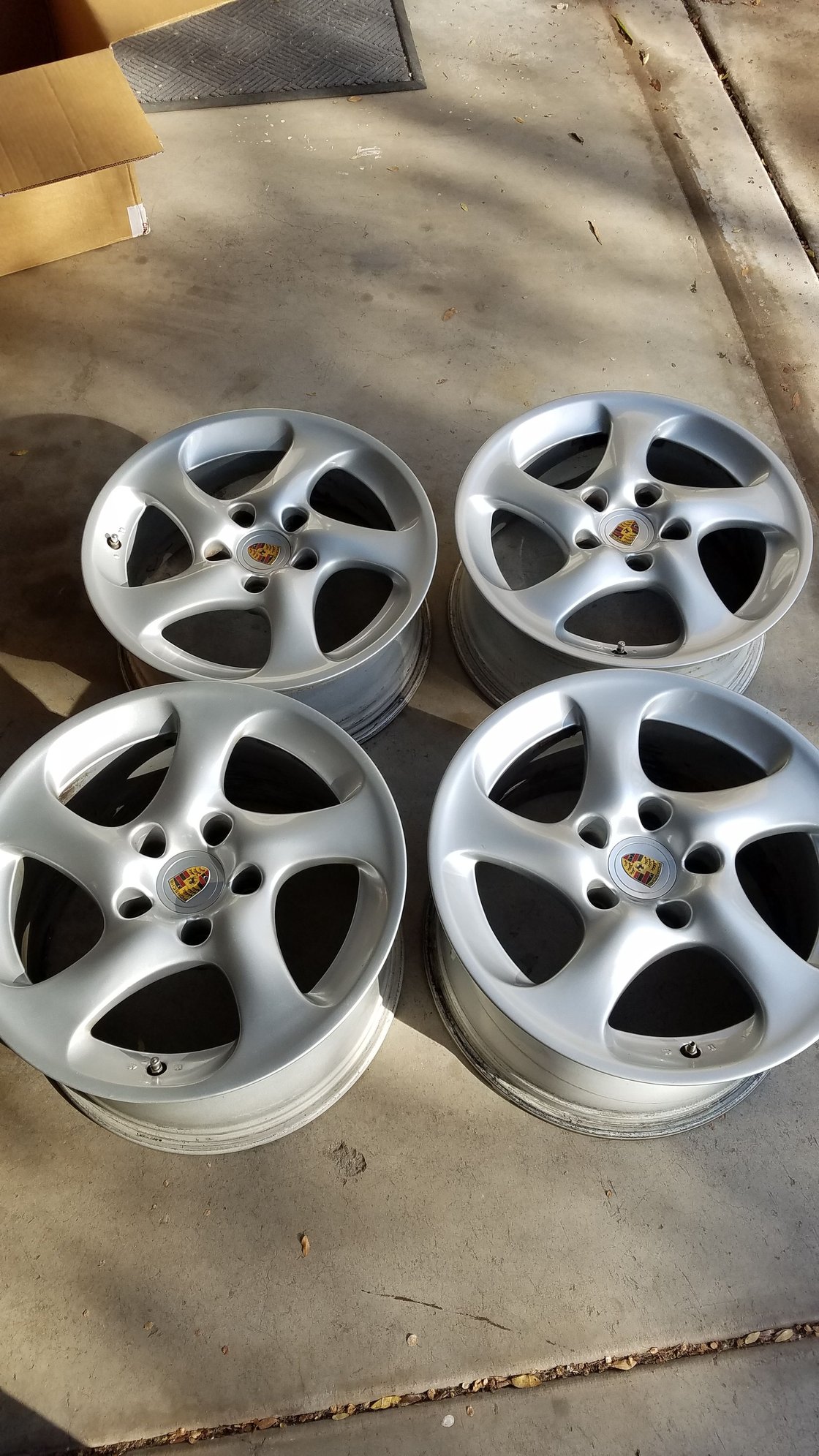 Wheels and Tires/Axles - Porsche Hollow Spoke Turbo II Wheels (aka Turbo Twists) - Used - 1993 to 2005 Porsche 911 - Tempe, AZ 85281, United States