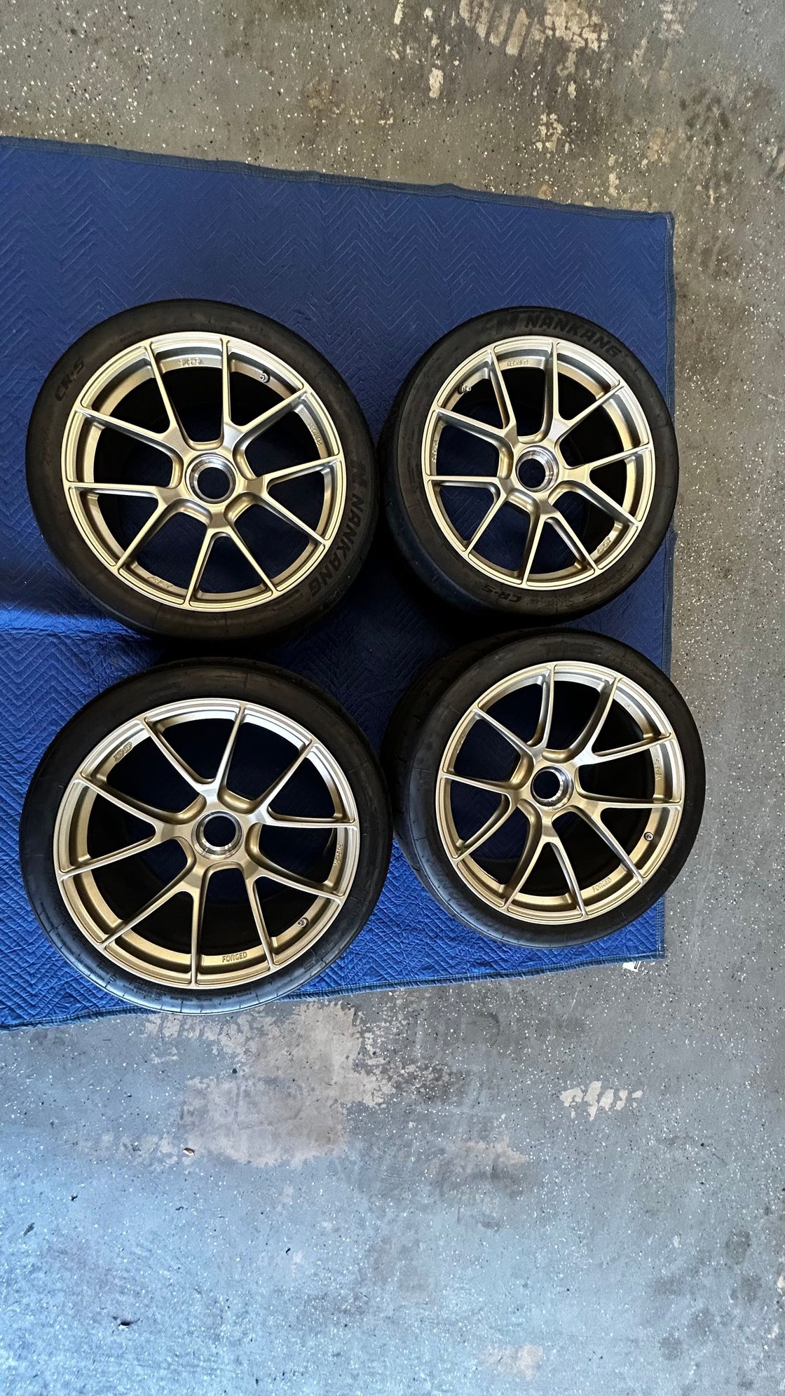 Wheels and Tires/Axles - APEX VS-5RS for Porsche 991 GT2RS & GT3RS Wheels in Gold - Used - 2016 to 2019 Porsche GT3 - Dallas, TX 75229, United States