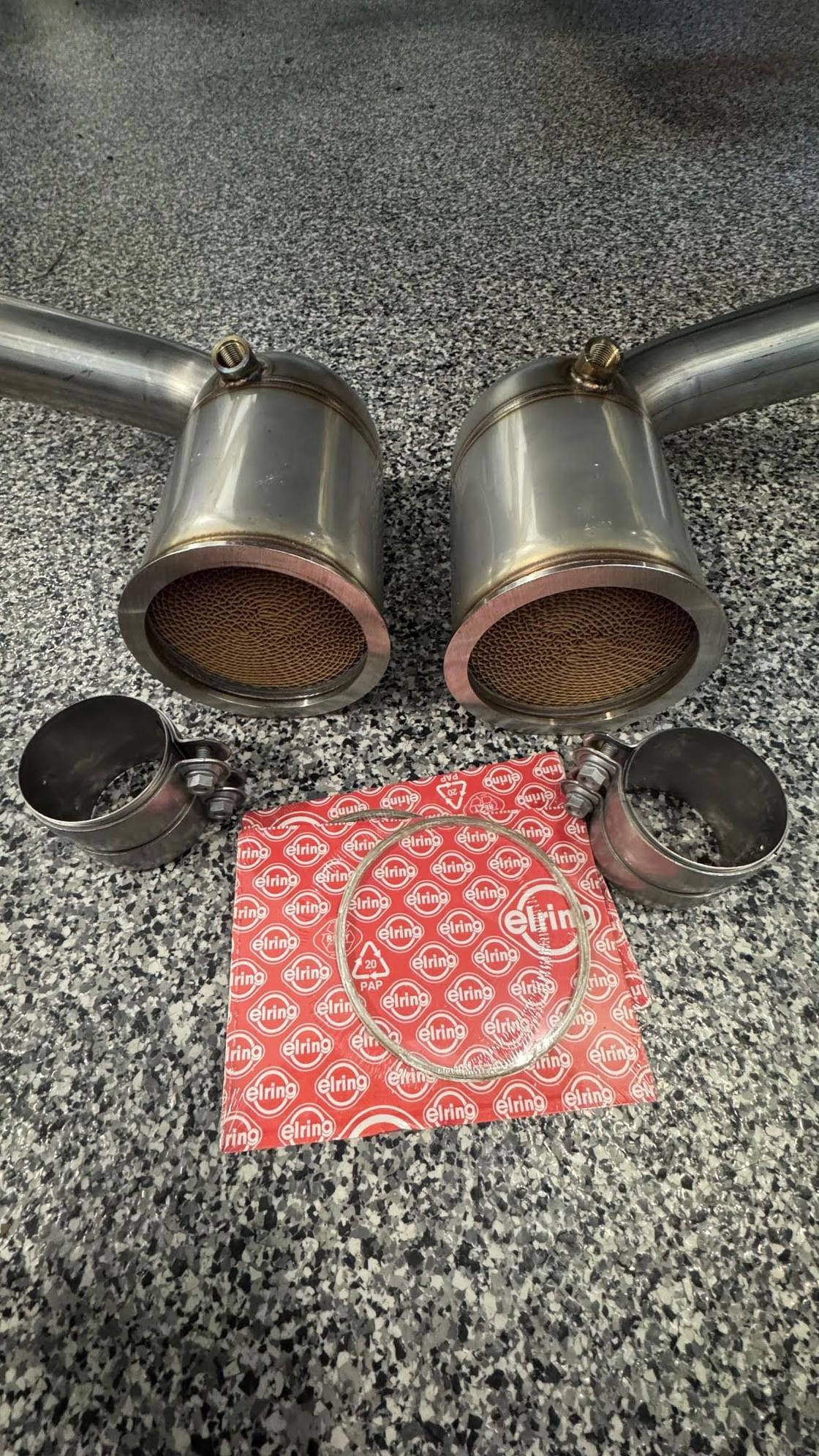 Engine - Exhaust - Europipe 50 Cell Sport Cats / Downpipes for 992 - Used - -1 to 2026  All Models - Nashville, TN 37011, United States