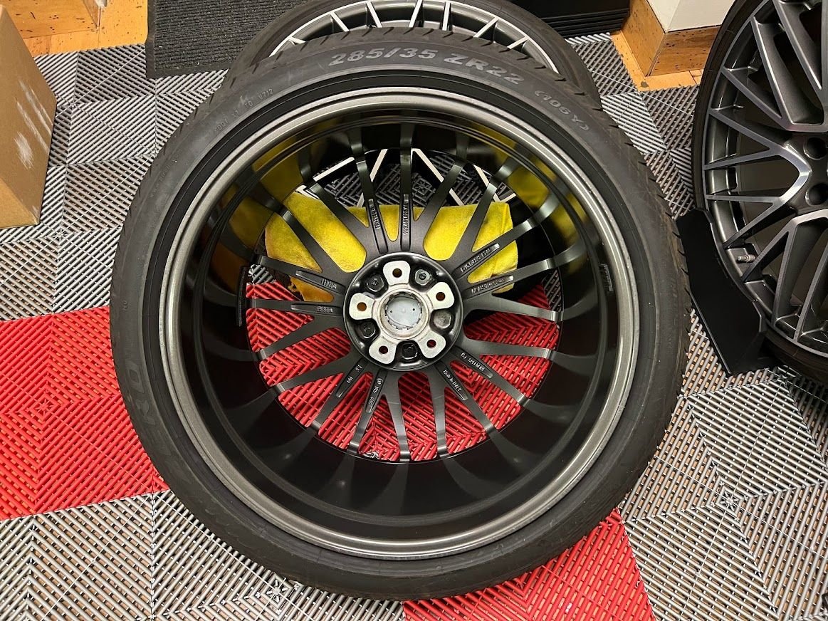 Wheels and Tires/Axles - OEM 22" 9Y0 Cayenne RS Spyder Design Wheels Rims w/Pirelli Tires - Used - 2019 to 2023 Porsche Cayenne - Cincinnati, OH 45244, United States