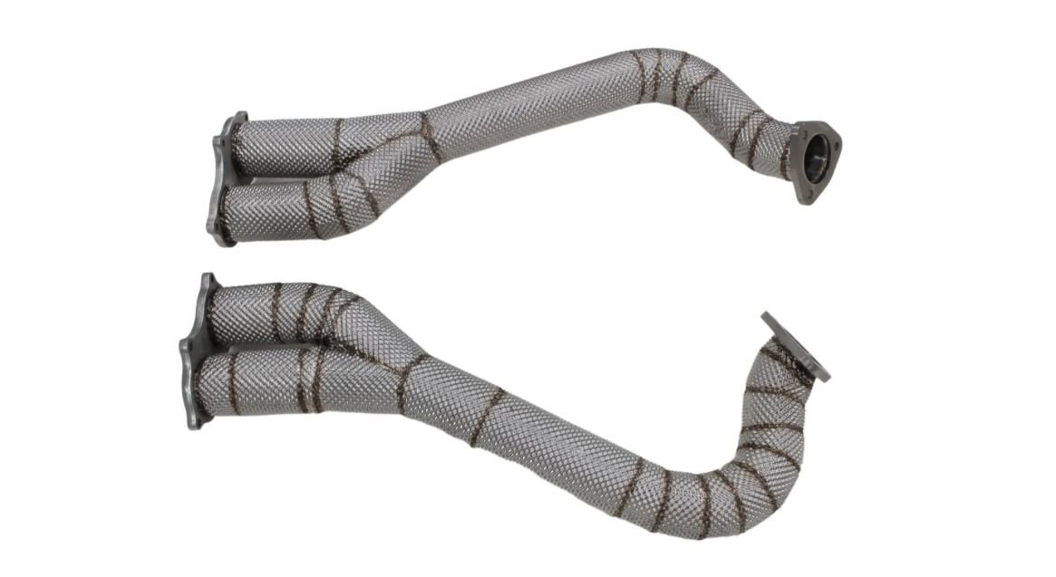 Engine - Exhaust - Flat 6 Motorsports Over Axle Pipes - Used - 2020 to 2023 Porsche Cayman GT4 - San Diego, CA 92124, United States