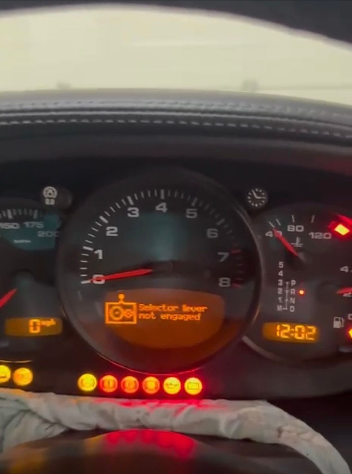 Before engine started. 