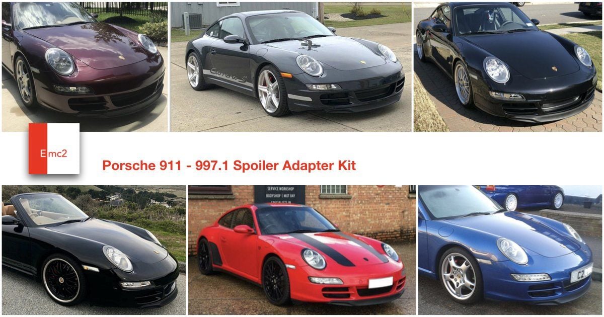 Exterior Body Parts - PORSCHE 911 FRONT SPOILER ADAPTER KIT - 997.1 WITH 991 OEM SPORTS SPOILER - New - 2005 to 2008 Porsche 911 - Alpharetta, GA 30005, United States