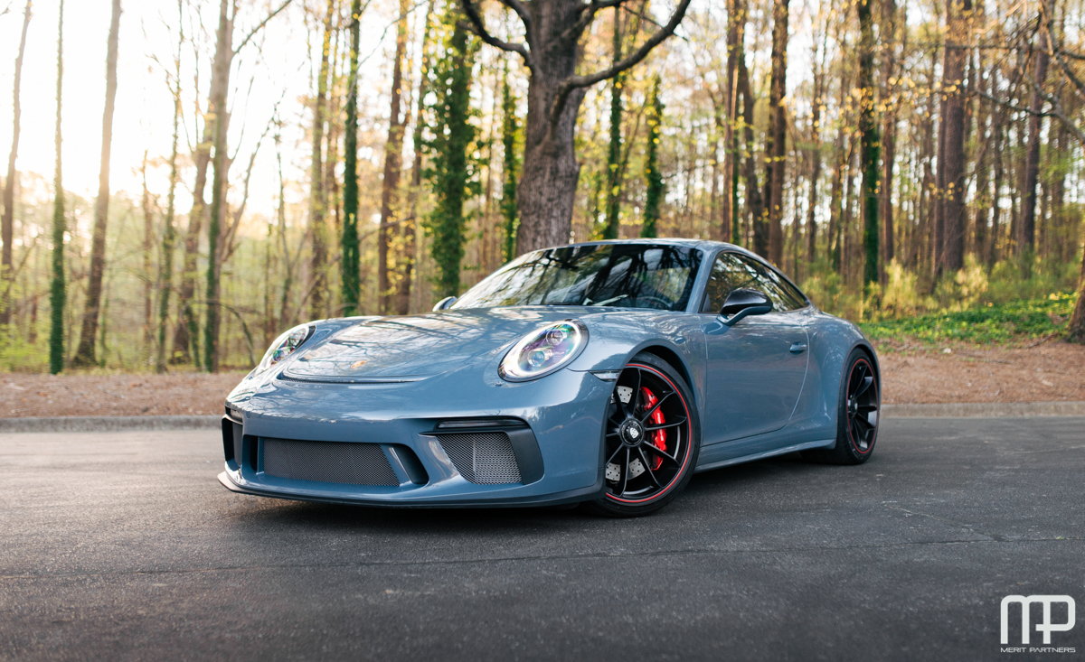 2018 Porsche 911 - Graphite Blue 2018 GT3 Touring - Used - VIN WP0AC2A95JS175385 - 1,785 Miles - 6 cyl - 2WD - Manual - Coupe - Blue - Atlanta, GA 30360, United States