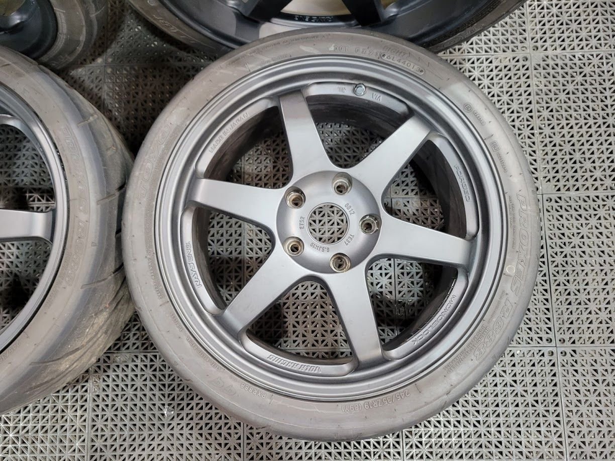 Wheels and Tires/Axles - 19” Volk Racing TE37 Wheels by Rays Engineering - Forged Monoblock - 996 WB 997 NB - Used - 1999 to 2012 Porsche 911 - Fairfax, VA 22032, United States