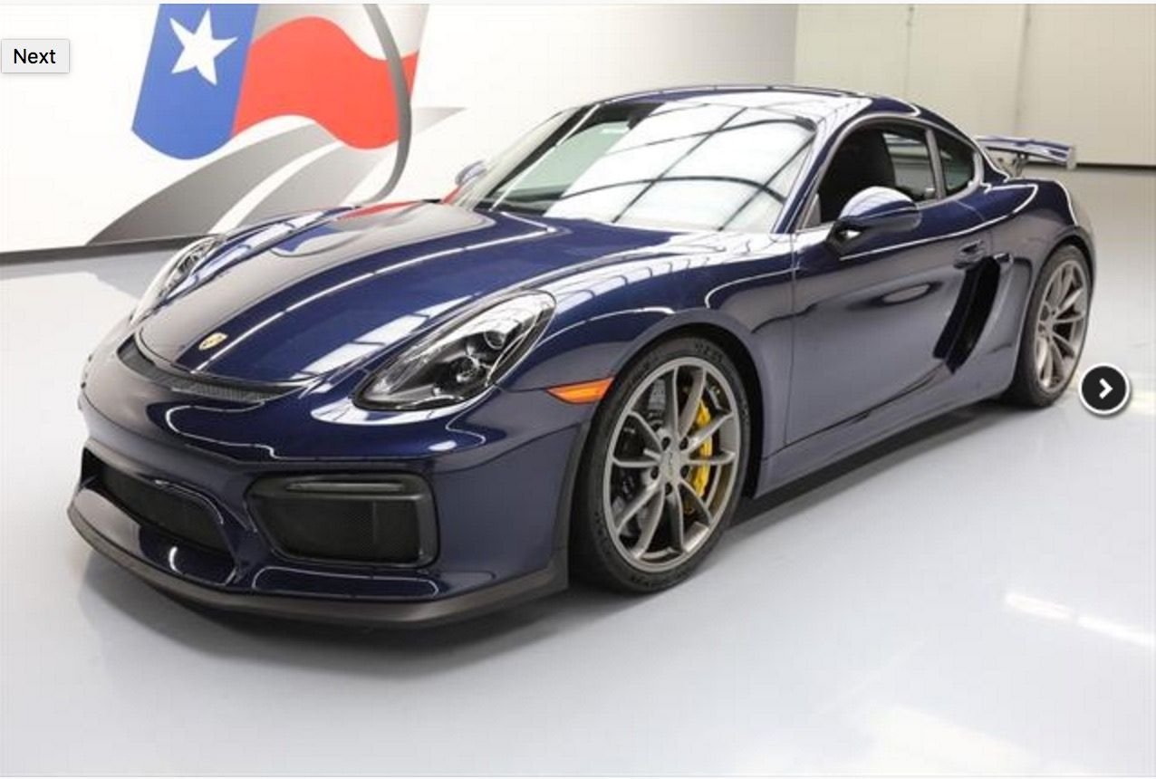 2016 Porsche Cayman GT4 - GT4 - Dark Blue Metallic, PCCBs - Used - VIN WP0AC2A88GK197347 - 16,000 Miles - Manual - Palm Springs, CA 92262, United States