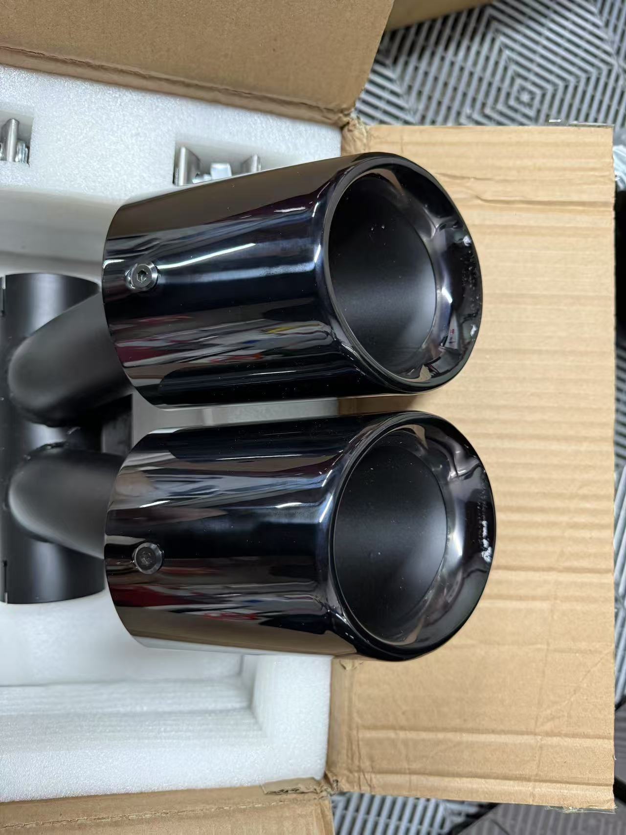 Engine - Exhaust - 2013-2016 981 Black Chrome Exhaust Tips - New - San Jose, CA 95128, United States