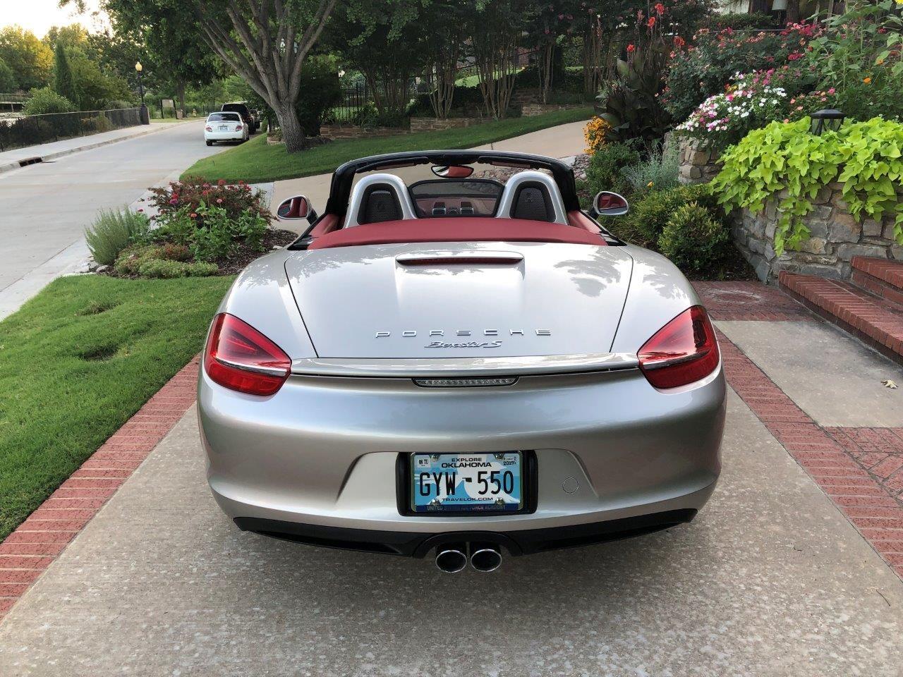 2013 Porsche Boxster - 2013 Boxster S 10.6K mi - Plat Silver Carrera Red Leather - PASM, PTV, PSE, MT - Used - VIN WP0CB2A89DS132286 - 6 cyl - 2WD - Manual - Convertible - Silver - Tulsa, OK 74120, United States