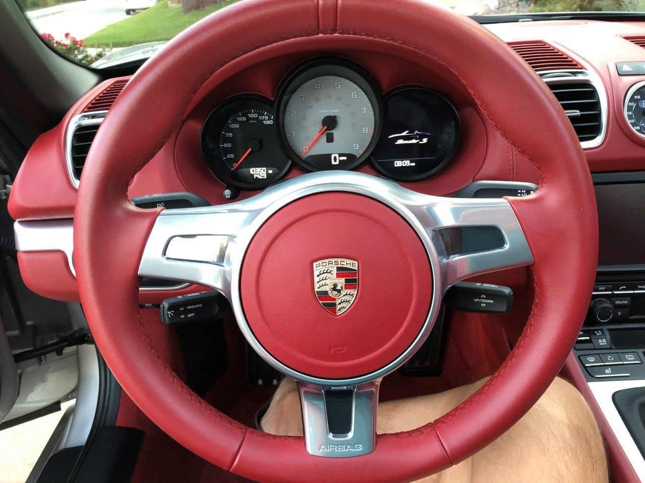 2013 Porsche Boxster - 2013 Boxster S 10.6K mi - Plat Silver Carrera Red Leather - PASM, PTV, PSE, MT - Used - VIN WP0CB2A89DS132286 - 6 cyl - 2WD - Manual - Convertible - Silver - Tulsa, OK 74120, United States