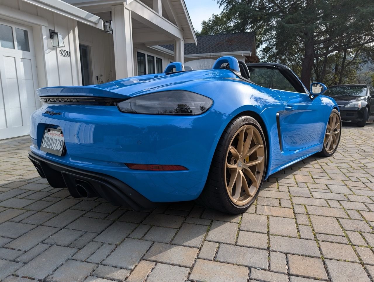 2022 Porsche 718 - 2022 718 Spyder - Shark Blue - PCCB/LWBS - MSRP $132k+ - 8,700mi - Used - VIN WP0CC2A81NS235507 - 8,700 Miles - 6 cyl - 2WD - Manual - Convertible - Blue - Lafayette, CA 94549, United States