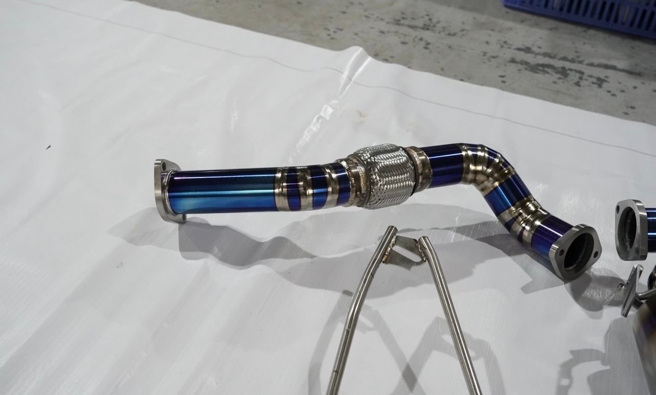 Engine - Exhaust - CUSTOM MADE TITANIUM CATBACK 981 CAYMAN GT4/S/GTS EXHAUST - New - 2014 to 2016 Porsche Cayman GT4 - Vancouver, BC V5M1C3, Canada