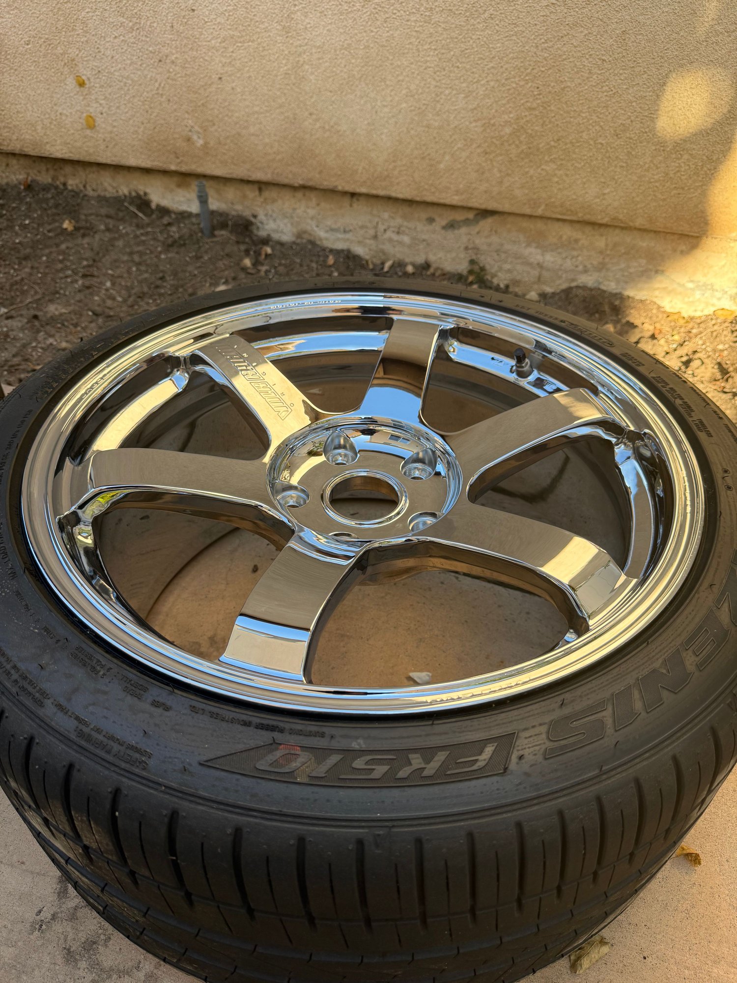 Wheels and Tires/Axles - Volk Racing TE37 19x9 // 10.5 5x130 - Triple Chrome Finish - Used - All Years  All Models - Orange County, CA 92618, United States