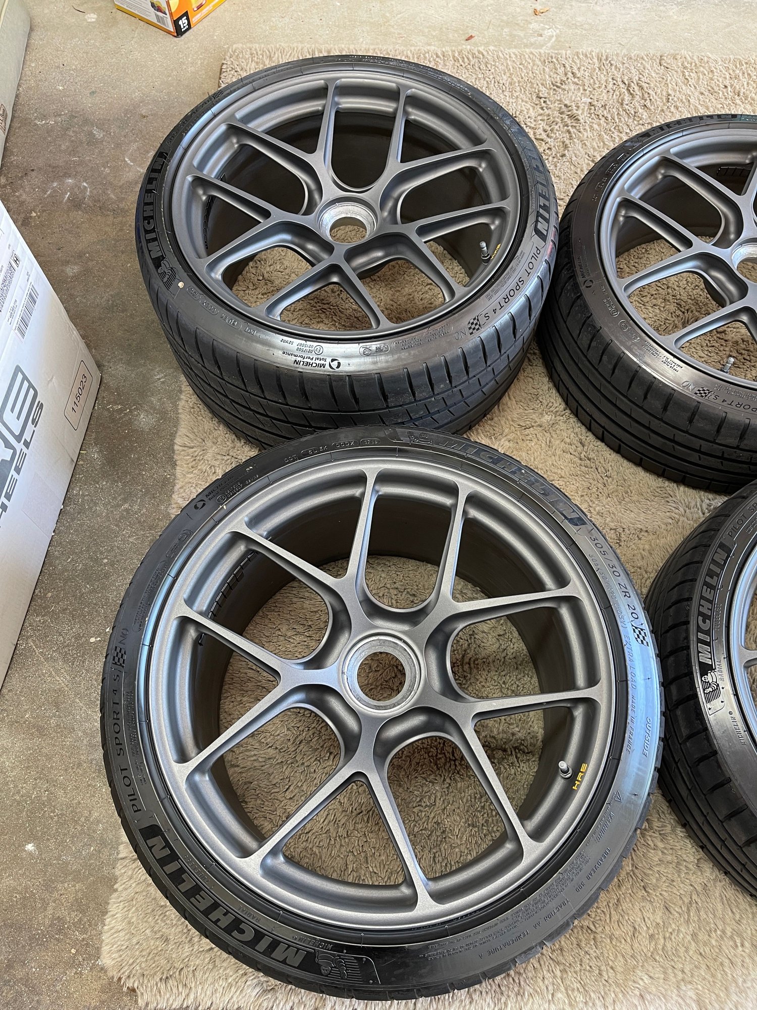 Wheels and Tires/Axles - FS: HRE Lightweight R101 Centerlock Wheels in Satin Charcoal. Like New, Perfect. - Used - 2016 to 2020 Porsche 911 - Greenwich, CT 06830, United States