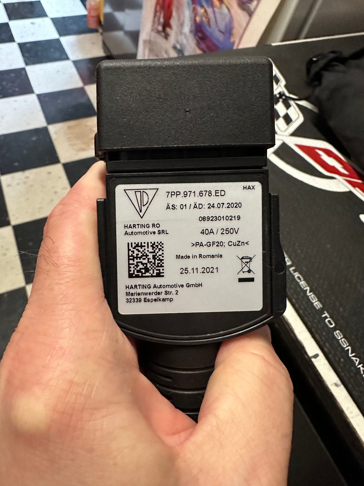 Engine - Electrical - NEMA 14-50 4-Prong Plug Wall to Charger Cable (Genuine Porsche OEM): $125.00 Shipped - New - All Years Porsche Taycan - Deptford, NJ 08096, United States