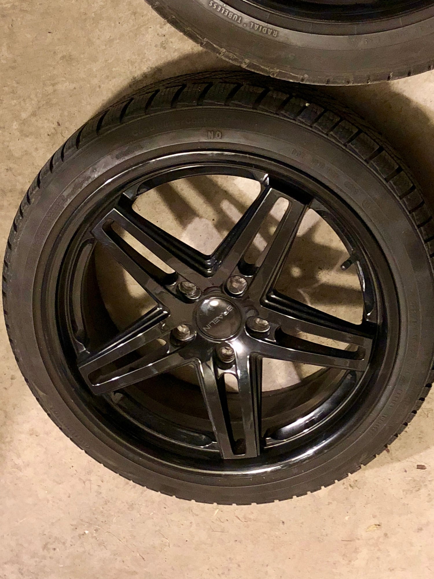 Wheels and Tires/Axles - Continental ContiWinterContact TS830 / Braelin BR05 (Black) Wheels 19" w TPMS Sensors - Used - 2017 to 2019 Porsche 911 - Toronto, ON M7A1Z1, Canada