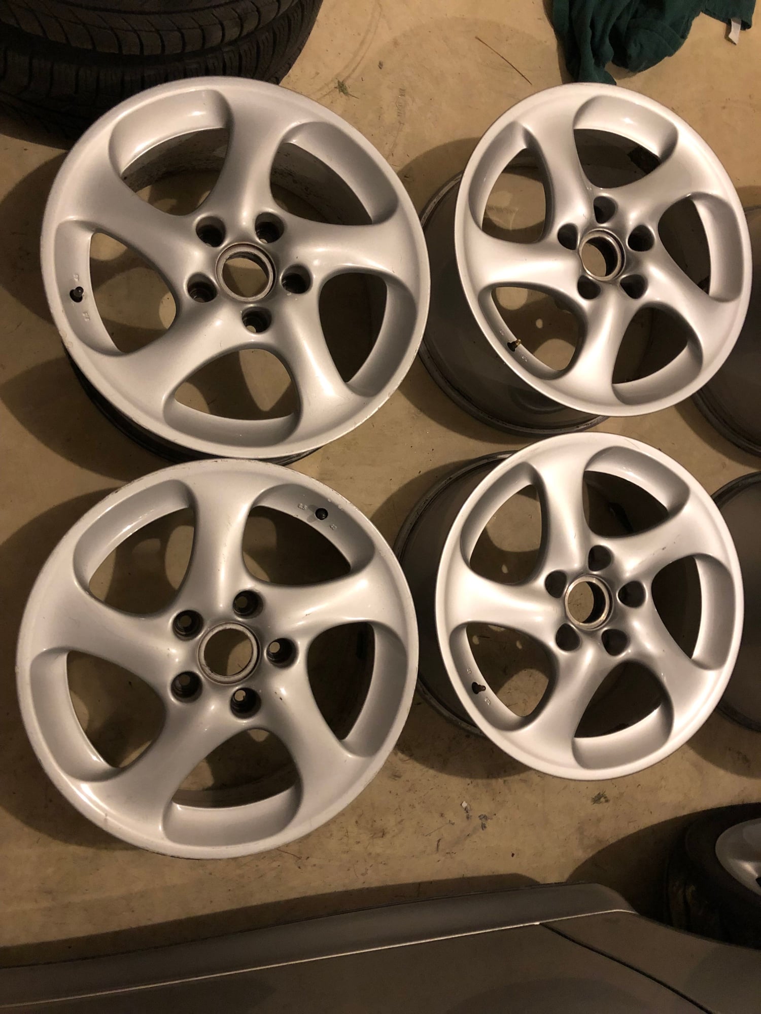 Wheels and Tires/Axles - 996 OEM GT2 Turbo Twist (Front - 18x8.5; Rear 12x12). RARE. - Used - 2001 to 2005 Porsche GT2 - 2001 to 2006 Porsche 911 - Stevensville, MD 21666, United States