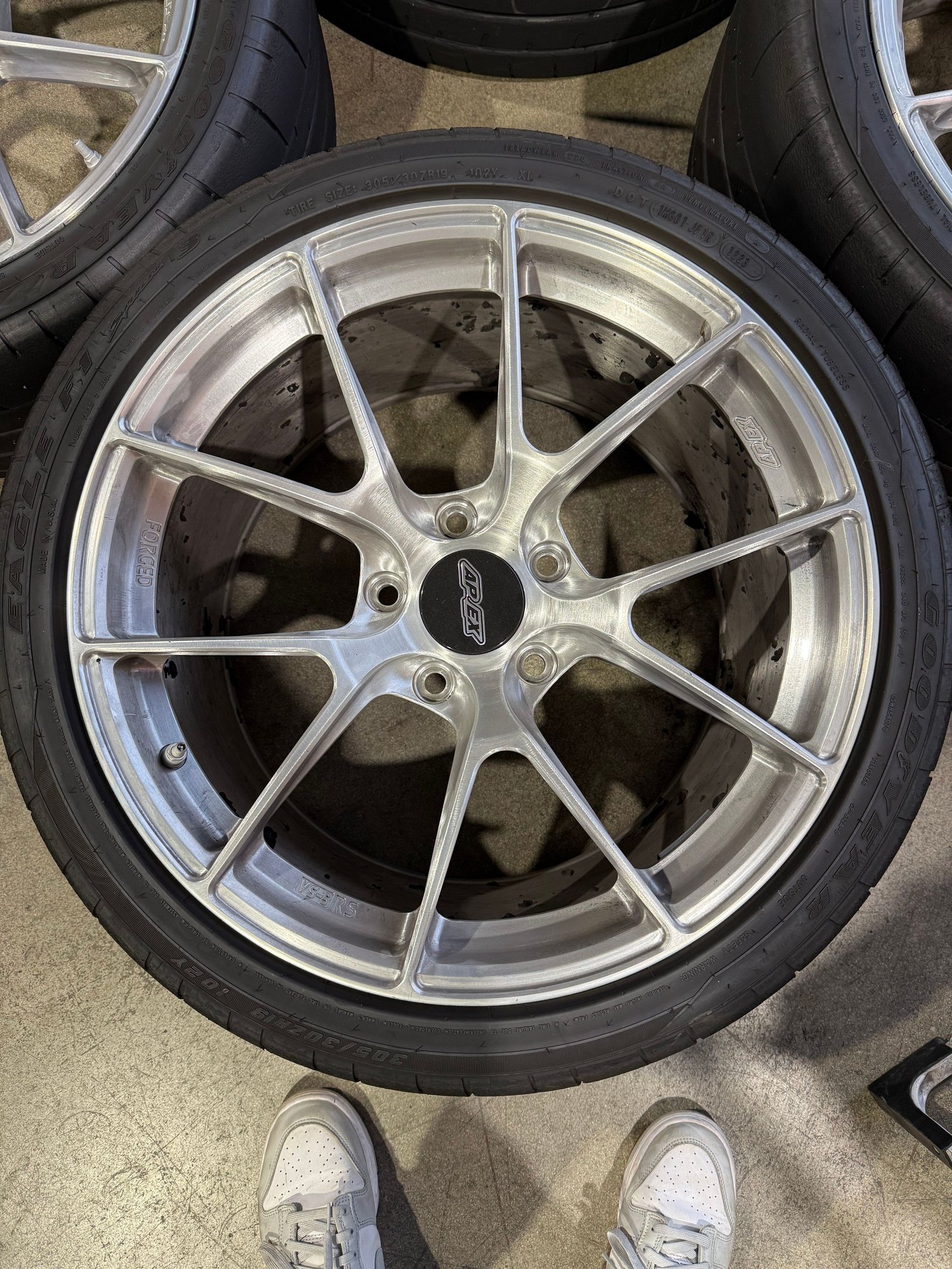 Wheels and Tires/Axles - APEX VS-5RS + Goodyear Supercar 3 - Used - -1 to 2026  All Models - Ontario, CA 91762, United States