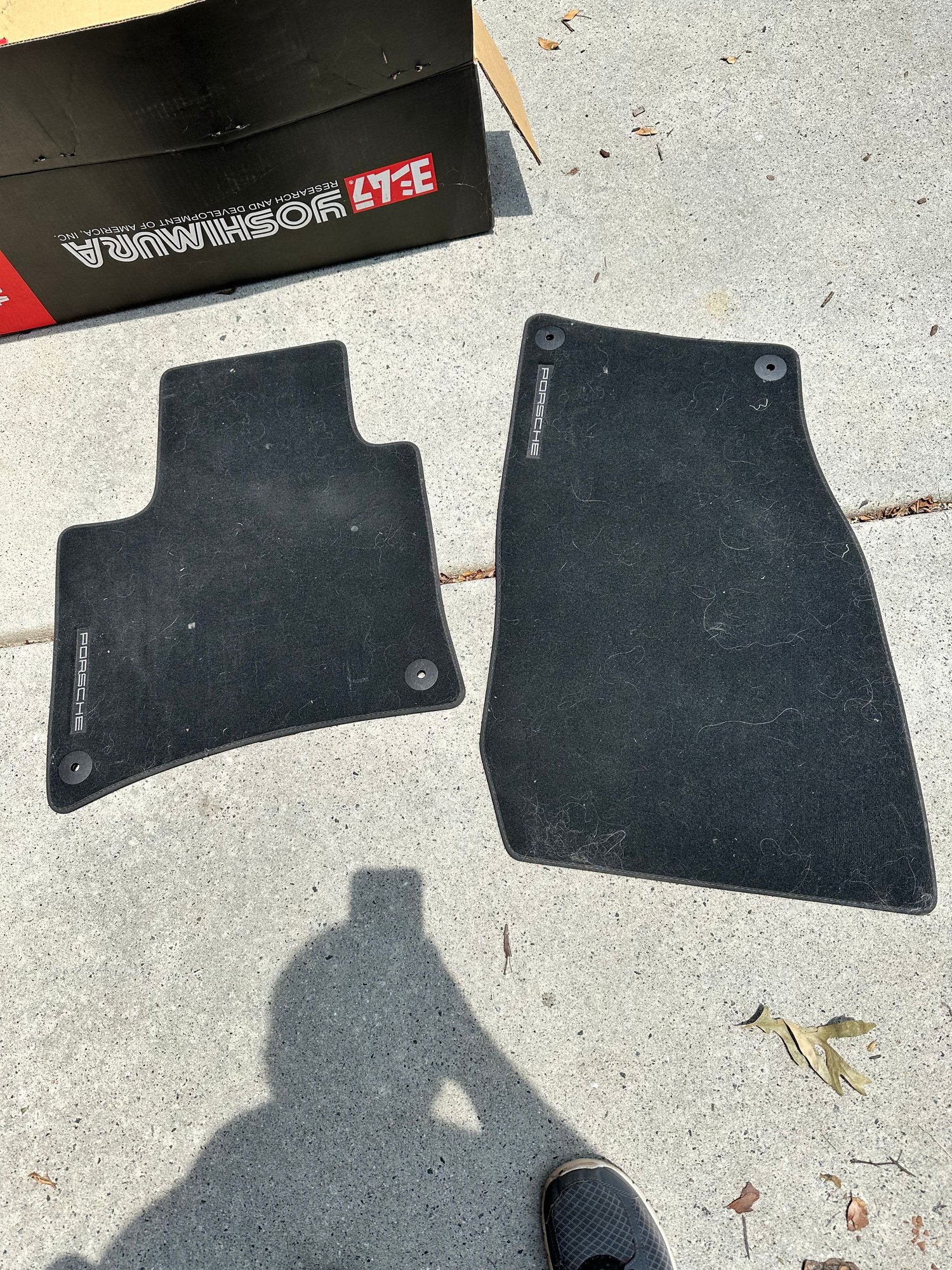 Interior/Upholstery - Porsche Cayenne front floor mats - Used - 2014 to 2016 Porsche Cayenne - Atlanta, GA 30318, United States