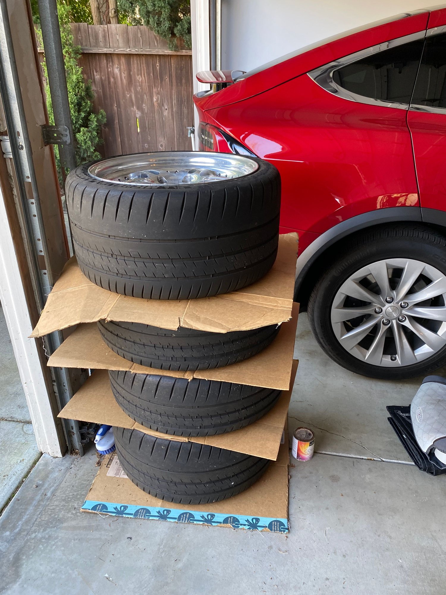 Wheels and Tires/Axles - HRE 547R 3 piece forged wheels with practically unworn Michelin PSC2 - Used - 2000 to 2008 Porsche 911 - Burlingame, CA 94010, United States