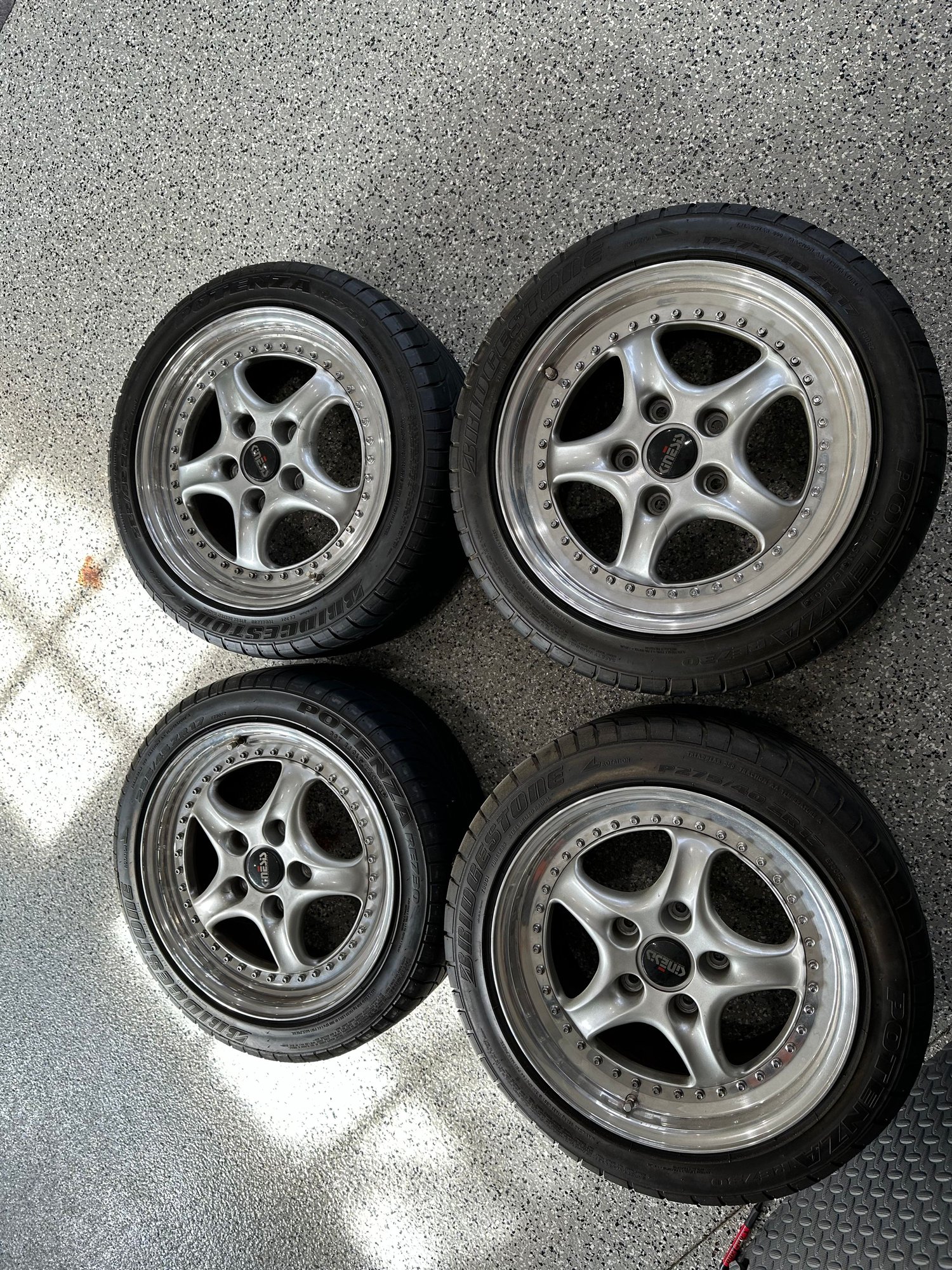 Wheels and Tires/Axles - Kinesis Supercup Wheels - 3pc Modular - Used - 1986 to 1991 Porsche 944 - 1992 to 1995 Porsche 968 - Alexandria, VA 22301, United States
