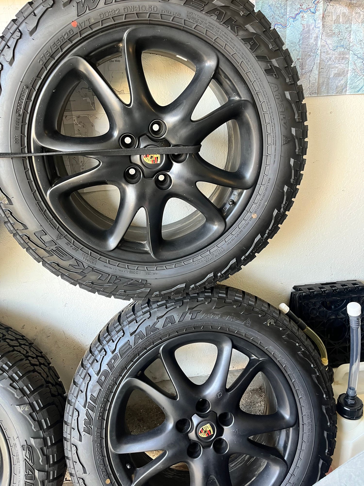 Wheels and Tires/Axles - 20” cayenne wheels with new Falken  Wildpeaks - Used - 2005 to 2012 Porsche Cayenne - Carlsbad, CA 92081, United States