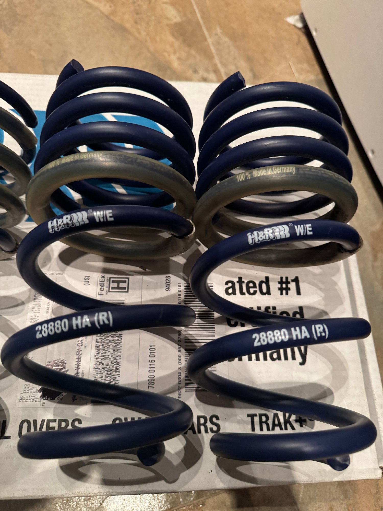 Steering/Suspension - Porsche Lowering Spring Set - H&R 28880-1 - Used - 2012 to 2019 Porsche 911 - San Mateo, CA 94402, United States