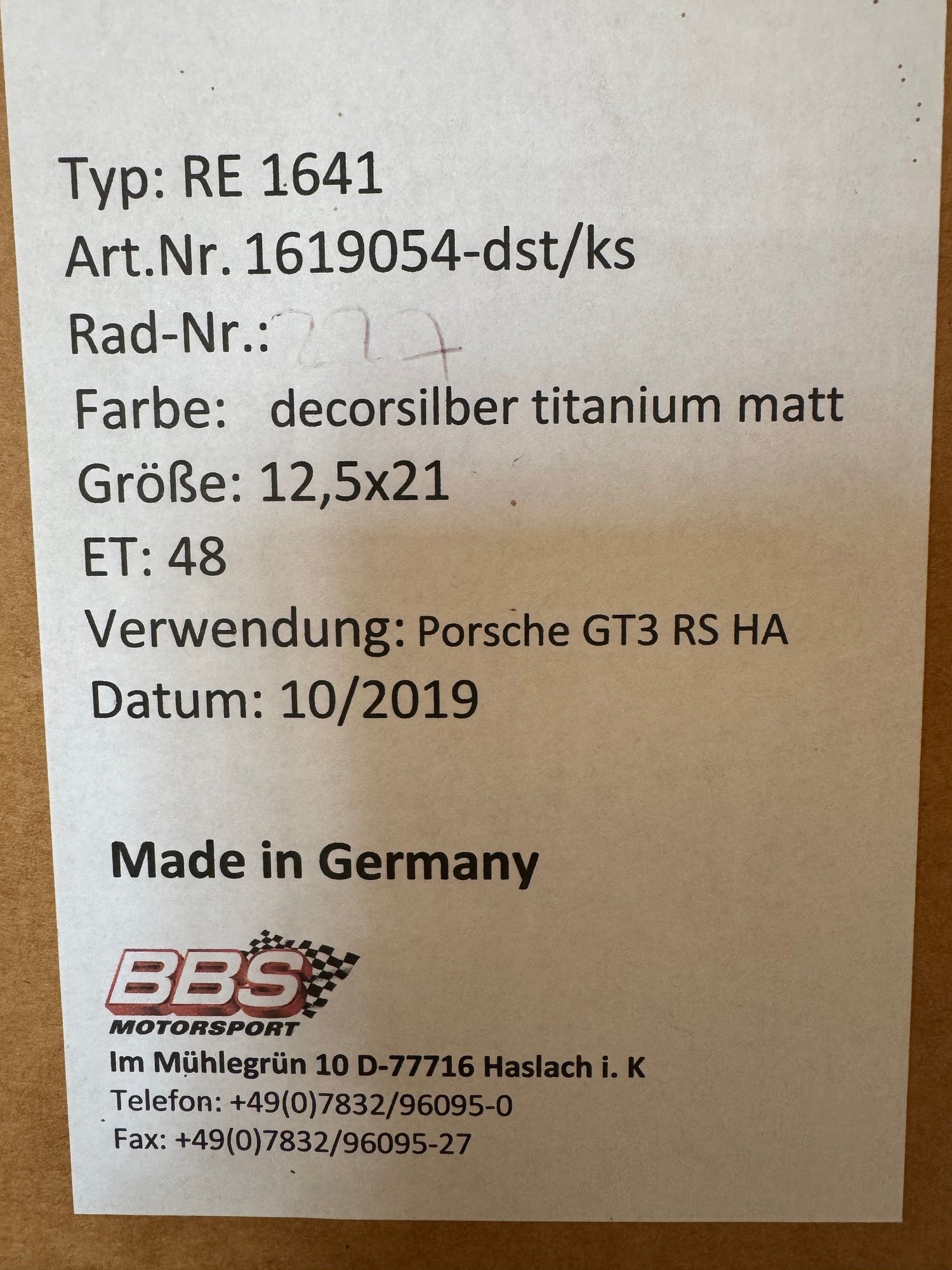 Wheels and Tires/Axles - BBS Magnesium RE-MTSP – 991 GT3RS / GT2RS Fitment 🔥 - Used - All Years  All Models - North Hills, CA 91343, United States