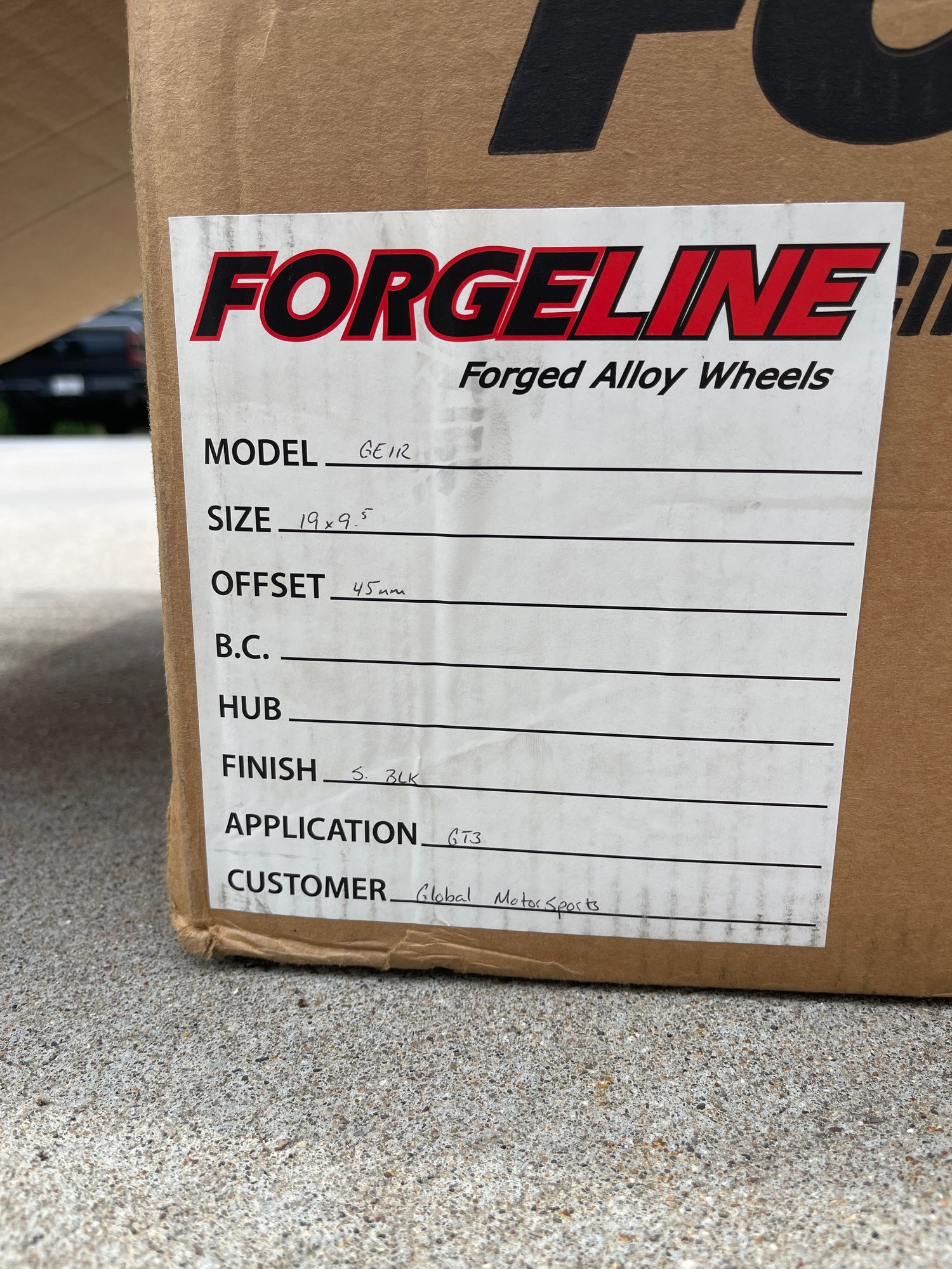 Wheels and Tires/Axles - Barely used Forgeline center lock race rims - Used - 2017 to 2019 Porsche GT3 - Onalaska, WI 54650, United States