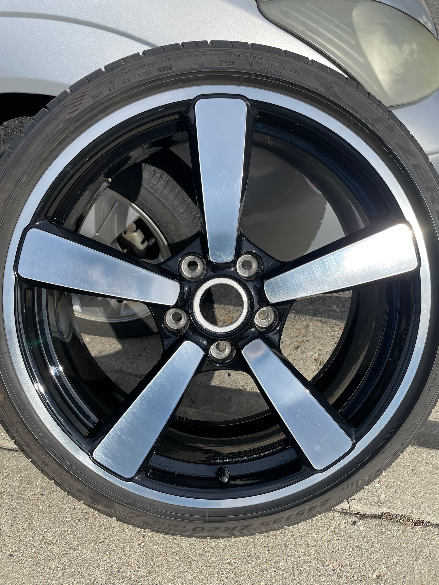 Wheels and Tires/Axles - 20" Exclusive Design Front Wheel 8.5X20 ET50 Jet Black with Pirelli PZERO NA1 tire - Used - All Years  All Models - Moorpark, CA 93021, United States