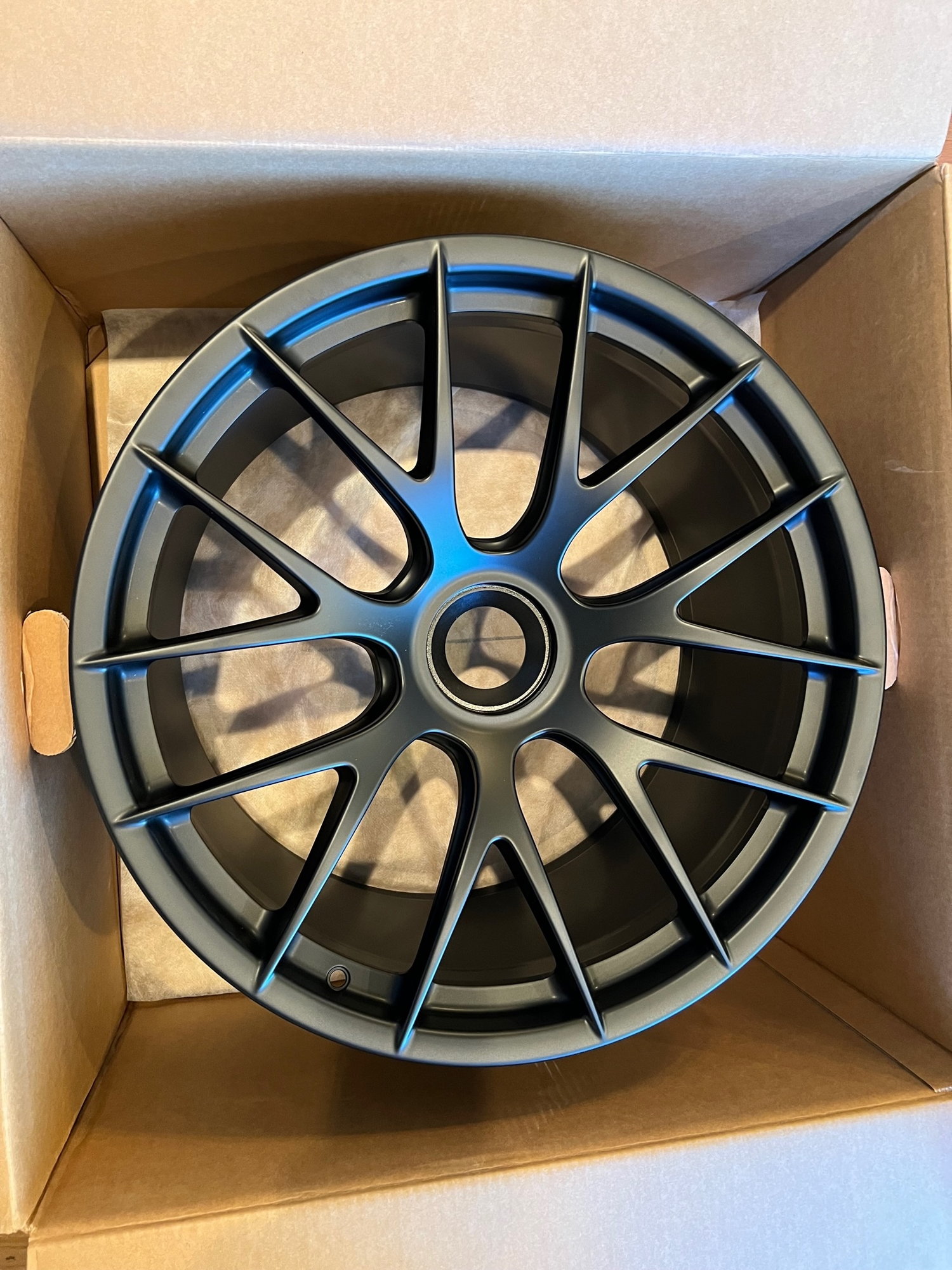 Wheels and Tires/Axles - 20"/21" Staggered Magnesium Wheels for 991 GT3RS & G2RS Weissach Satin Black RE 1746 - New - Short Hills, NJ 7041, United States
