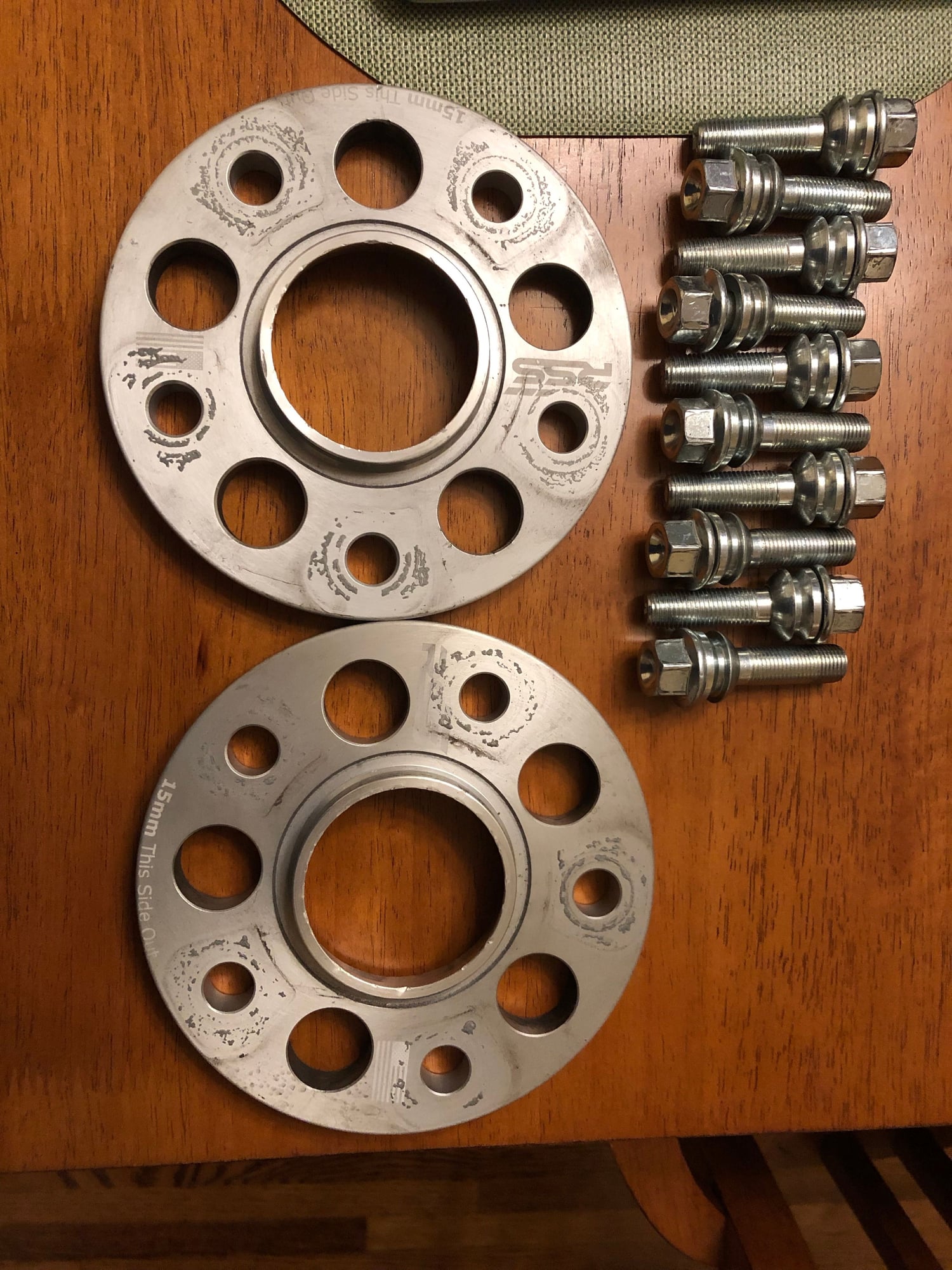Wheels and Tires/Axles - 2 RSS 15mm Hubcentric Spacers with 10 Bolts shipped to your door for $130!! - Used - Pasadena, CA 91104, United States