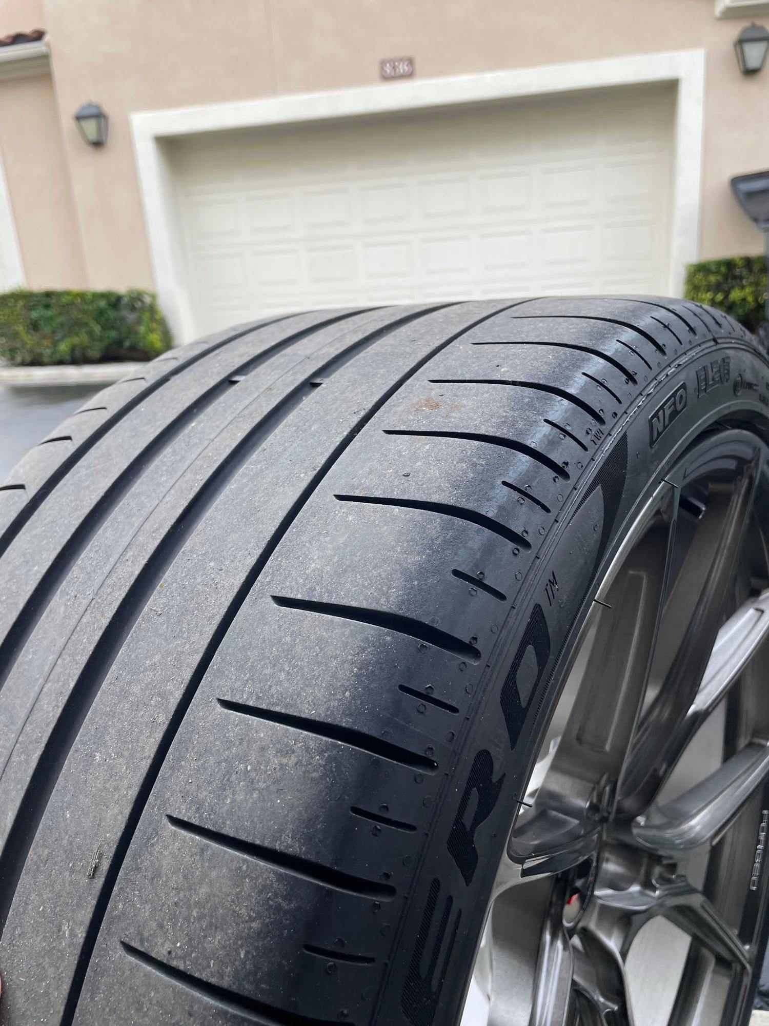 FS 21" Vorsteiner VPX 101 Pirelli Tires TPMS Center Caps Valve Stem