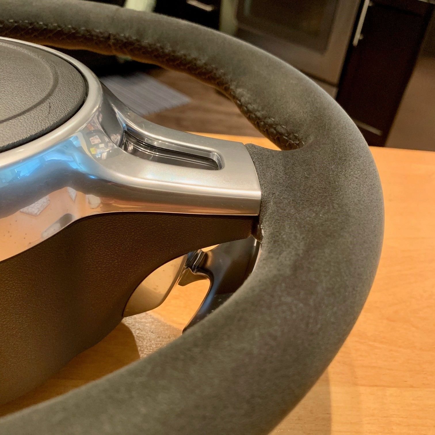 Alcantara Sport Design PDK Steering Wheel w/ Sport Chrono Rennlist Porsche Discussion Forums