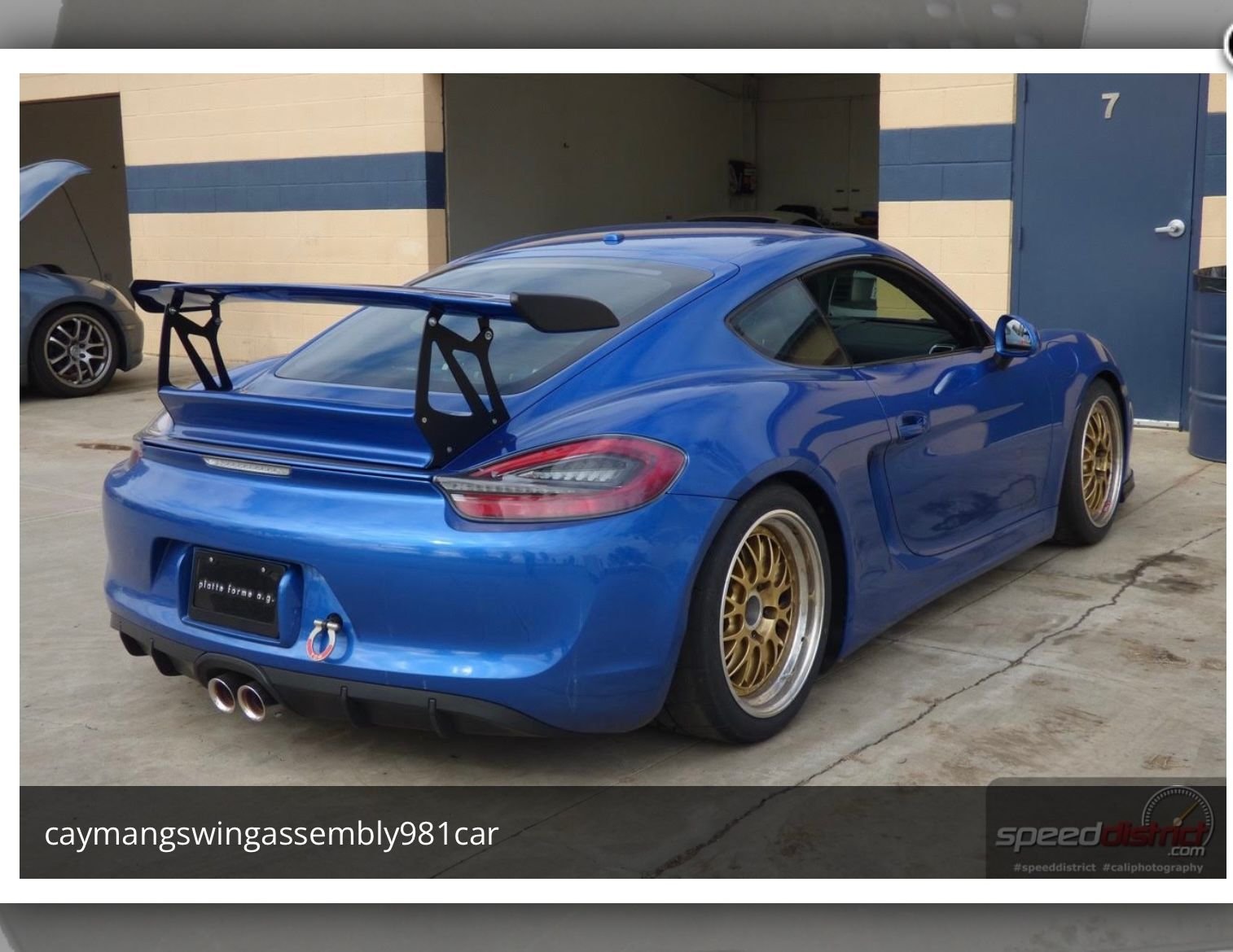 Exterior Body Parts - Getty Design GS Wing - 981 Cayman - Used - 0  All Models - Lakewood, CA 90713, United States