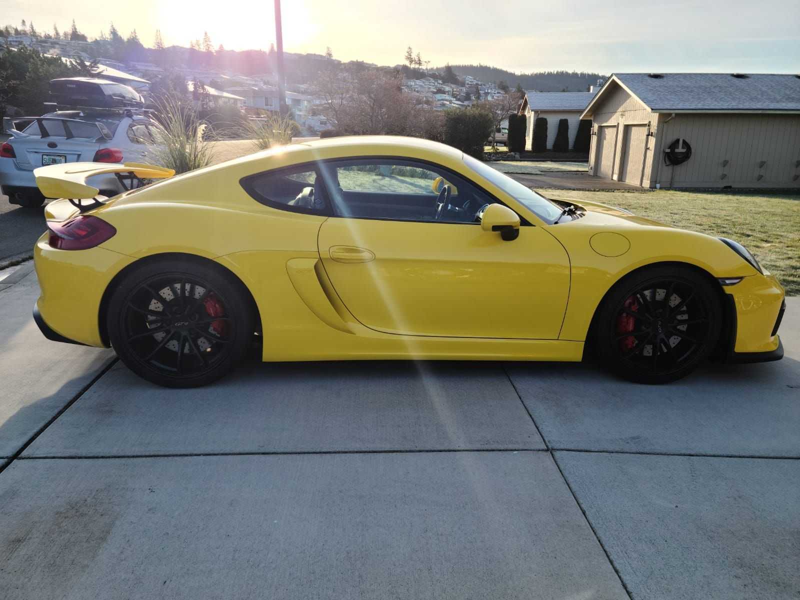 2016 Porsche Cayman GT4 - Yellow GT4 Clean history, no mods, not tracked Updated DME - Used - VIN WP0AC2A85GK191554 - 10,179 Miles - 6 cyl - 2WD - Manual - Coupe - Yellow - Anacortes, WA 98221, United States