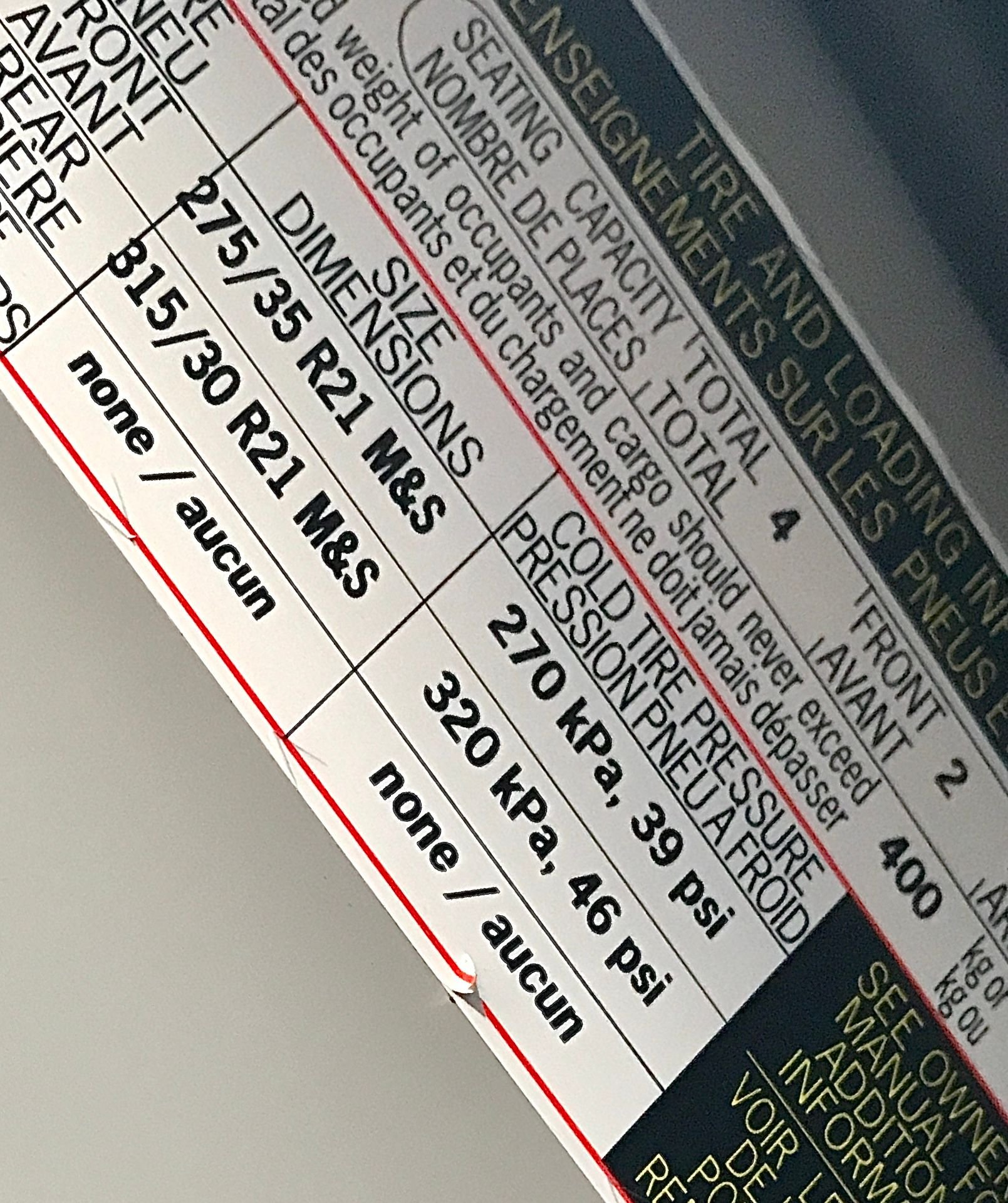 Tire settings and All season tires Rennlist Porsche Discussion Forums