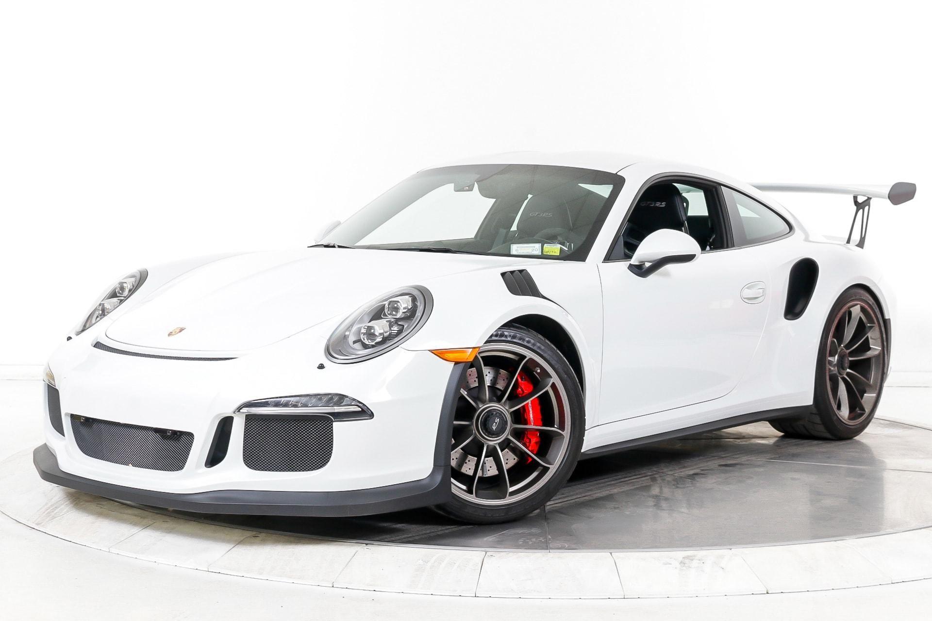 2016 Porsche 911 - Stunning Porsche 911 GT3 RS. Finished in White over Black Leather and Alcantara. - Used - VIN WP0AF2A90GS192854 - 7,350 Miles - 6 cyl - 2WD - Automatic - Coupe - White - Great Neck, NY 11024, United States