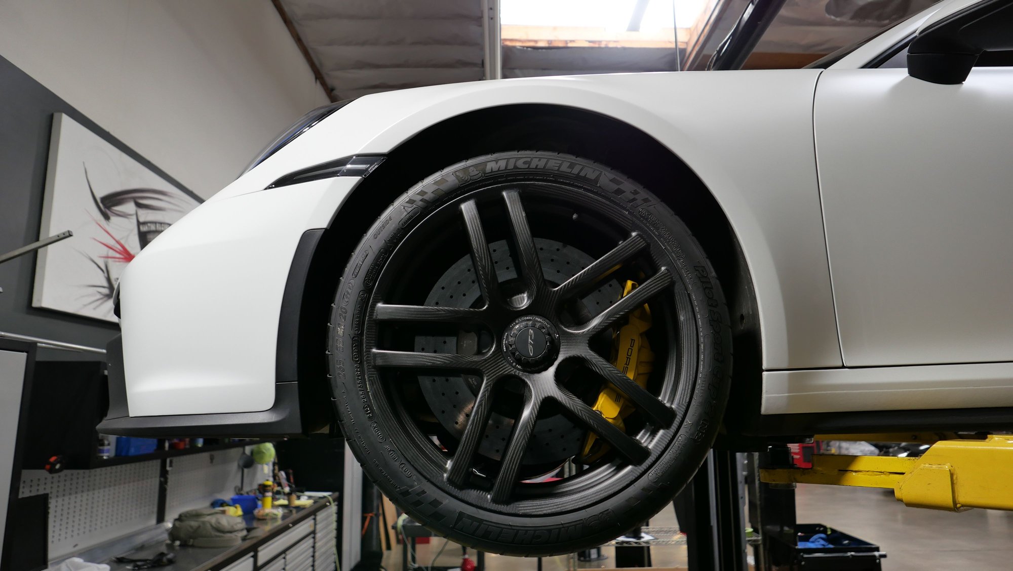 Wheels and Tires/Axles - Porsche 992 GT3 Carbon Fiber BST GT TEK 10 Spoke Wheel Set (2022+) Blackstone Tek - Used - Long Beach, CA 90806, United States