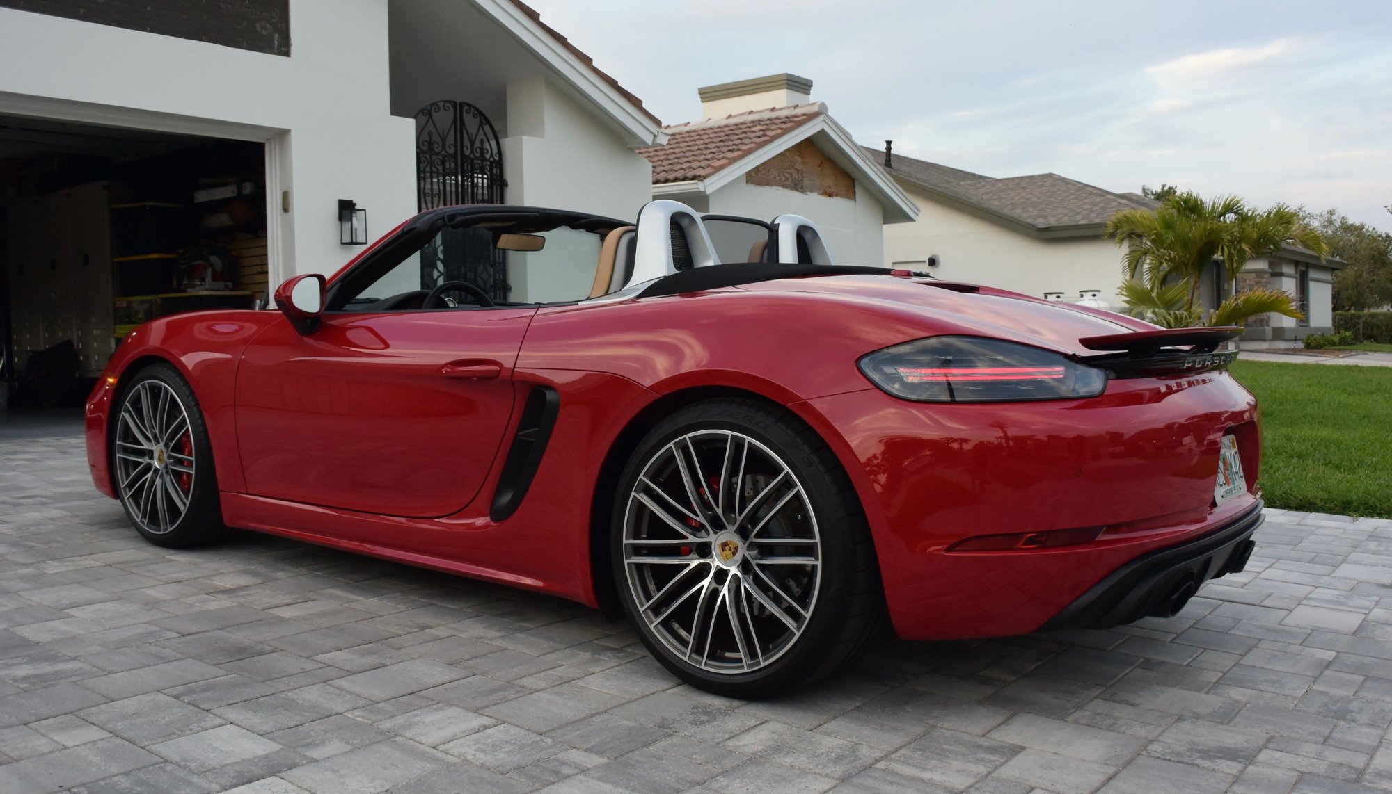 2021 Porsche 718 Boxster - 2021 718 Boxster GTS 4.0 - Carmine Red / Luxor Beige - 7k Miles! - Immaculate! - Used - VIN WP0CD2A87MS232624 - 6,990 Miles - 6 cyl - 2WD - Automatic - Convertible - Red - Tampa, FL 33615, United States