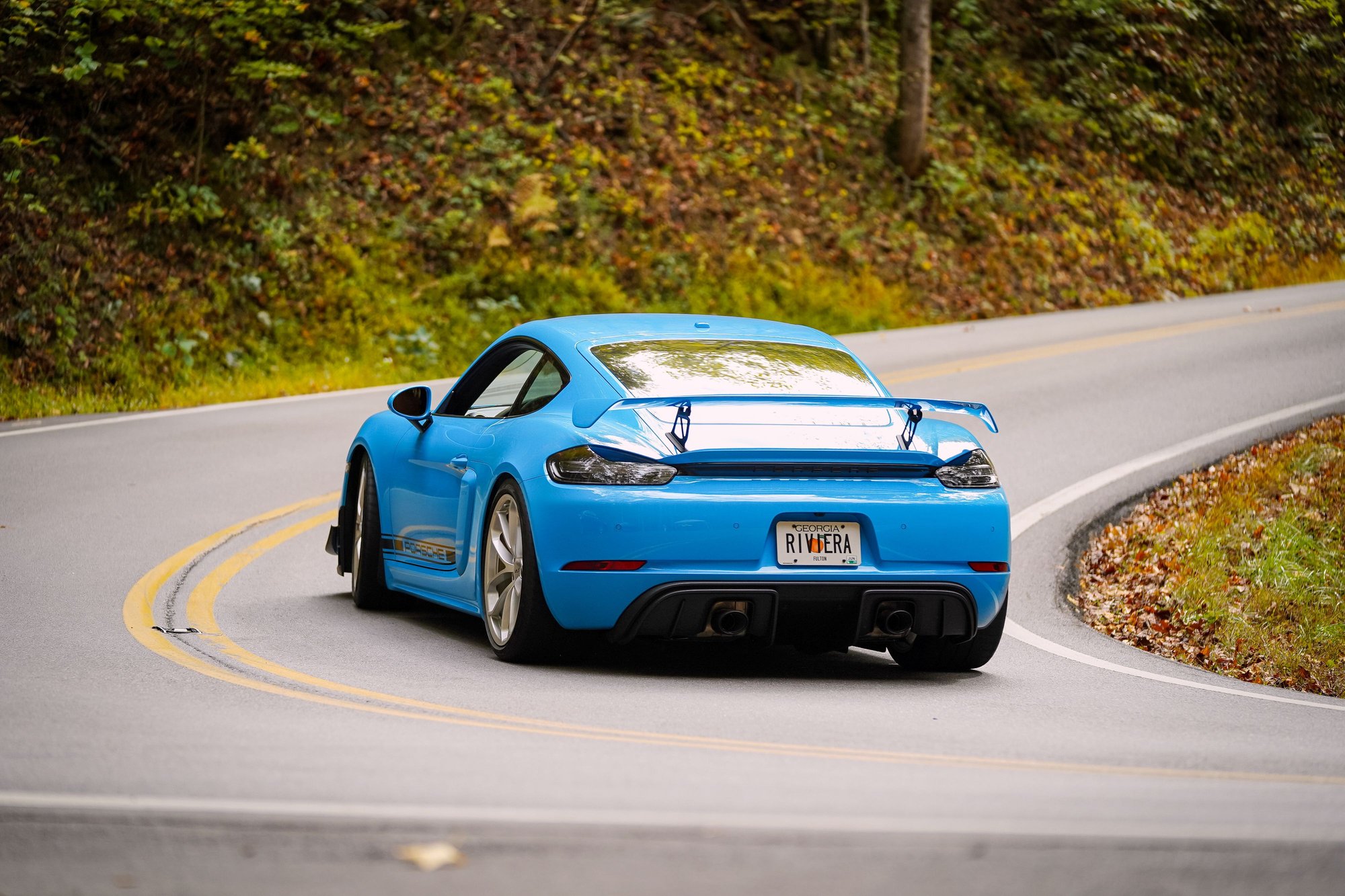2021 Porsche 718 Cayman - For Sale: PTS Riviera Blue 2021 718 GT4 with PCCB, PDK, Sofa - Used - VIN WP0AC2A8XMS289491 - 6,000 Miles - 6 cyl - 2WD - Automatic - Coupe - Blue - Marietta, GA 30062, United States