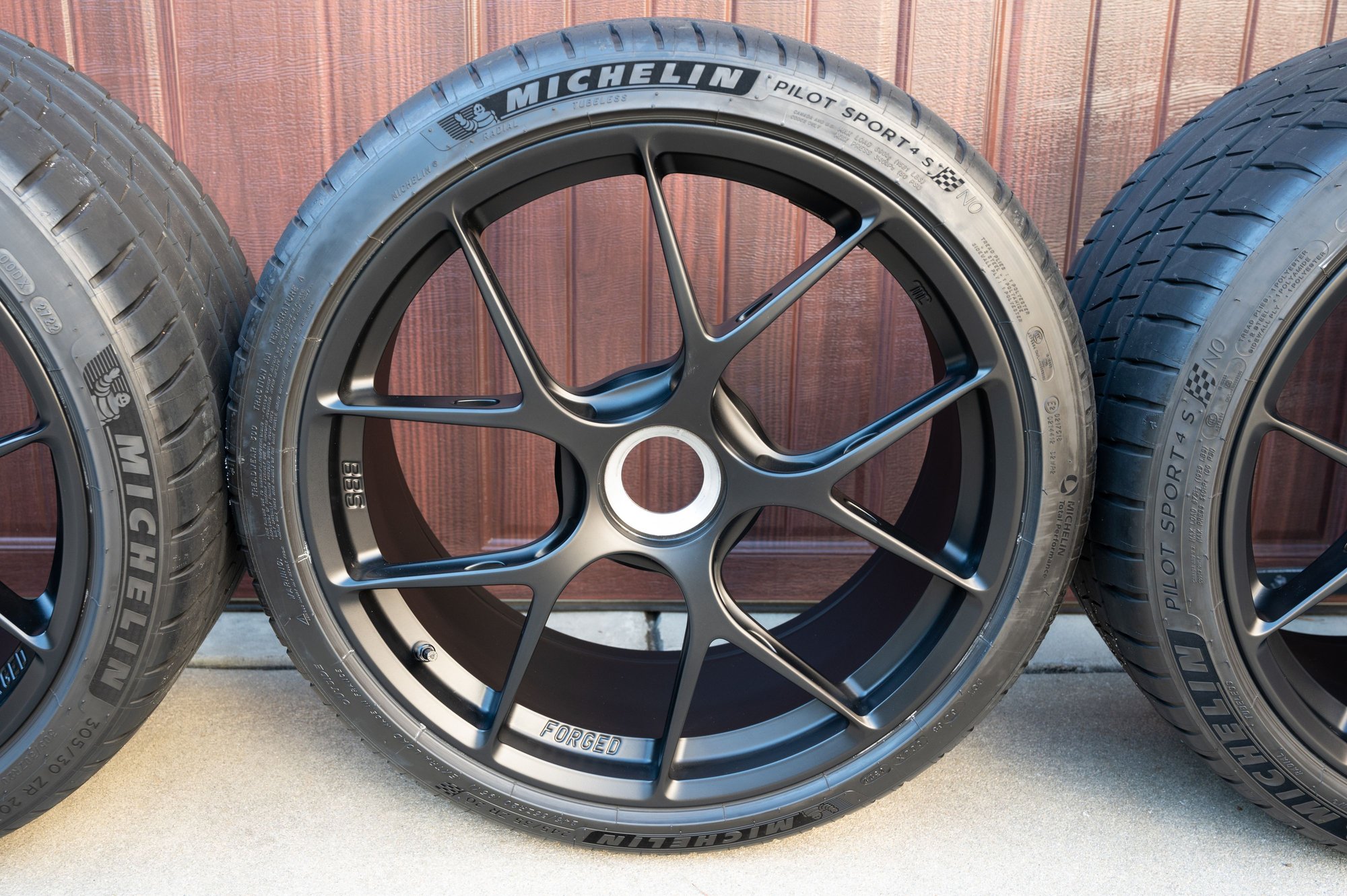 Wheels and Tires/Axles - BBS FI-R - 20" - Satin Black - Michelin PS4S w/ TPMS - Used - 2015 to 2019 Porsche GT3 - 2015 to 2019 Porsche 911 - Blythewood, SC 29016, United States