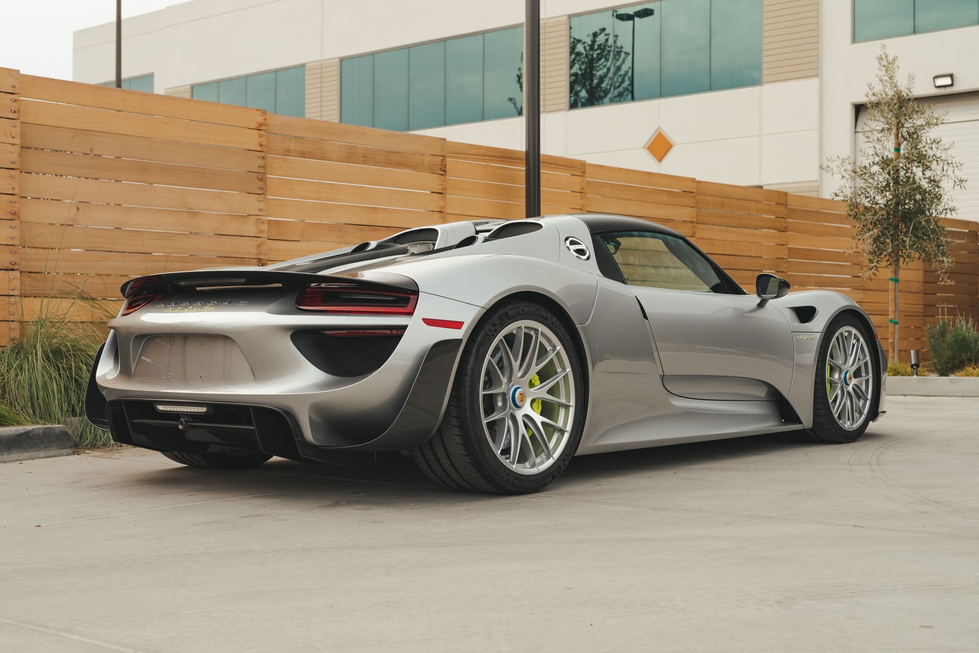 2015 Porsche 918 Spyder - Weissach Package 918 in GT Silver with Garnet Red Interior. 160 Miles from New. - Used - VIN WP0CA2A16FS800067 - 160 Miles - 8 cyl - AWD - Automatic - Convertible - Silver - San Carlos, CA 94070, United States