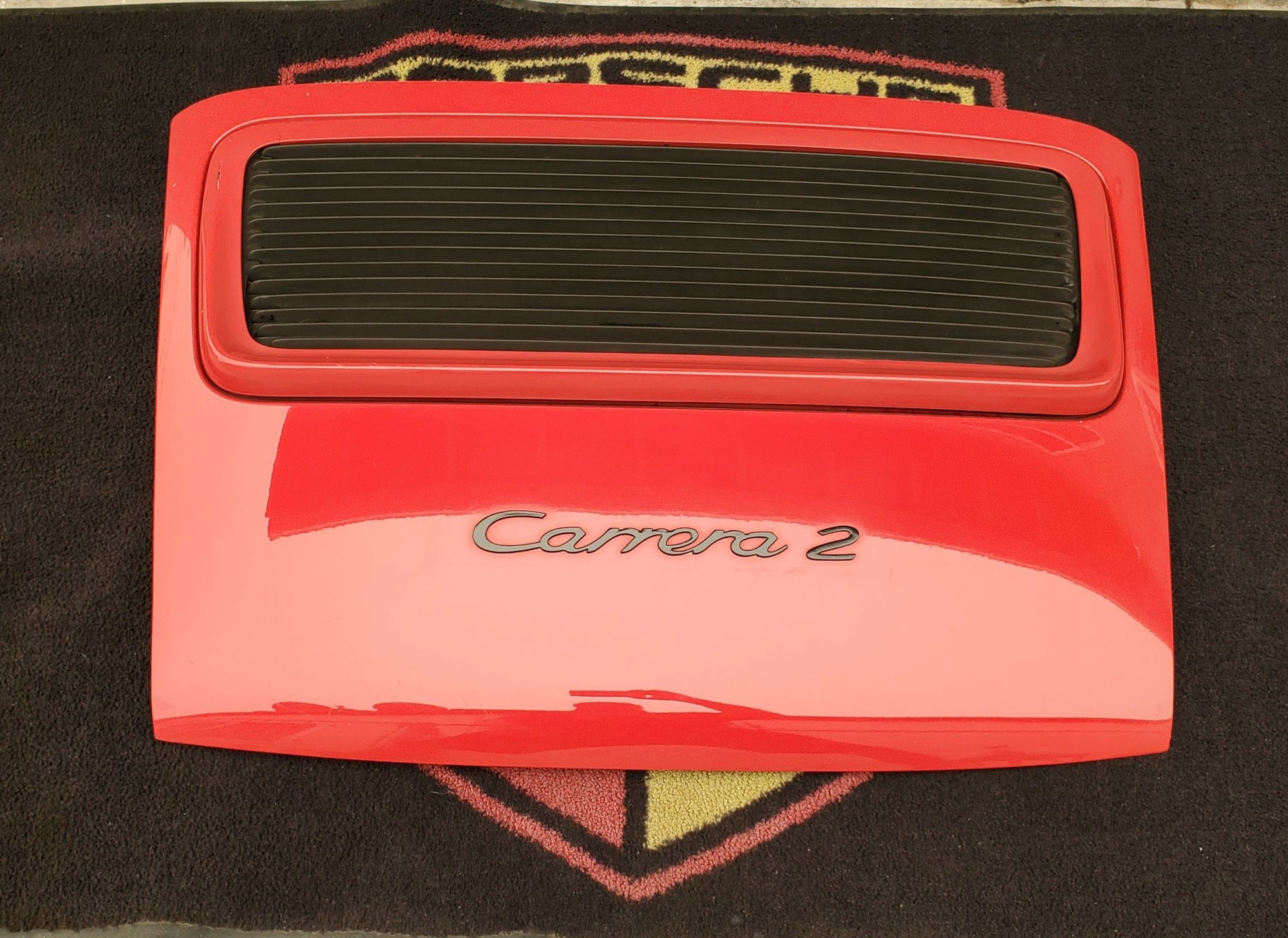 Exterior Body Parts - 1989 -1994 Porsche 911 964 Red Mechanical Lift Spoiler Decklid - Used - 1989 to 1994 Porsche 911 - Los Angeles, CA 90032, United States
