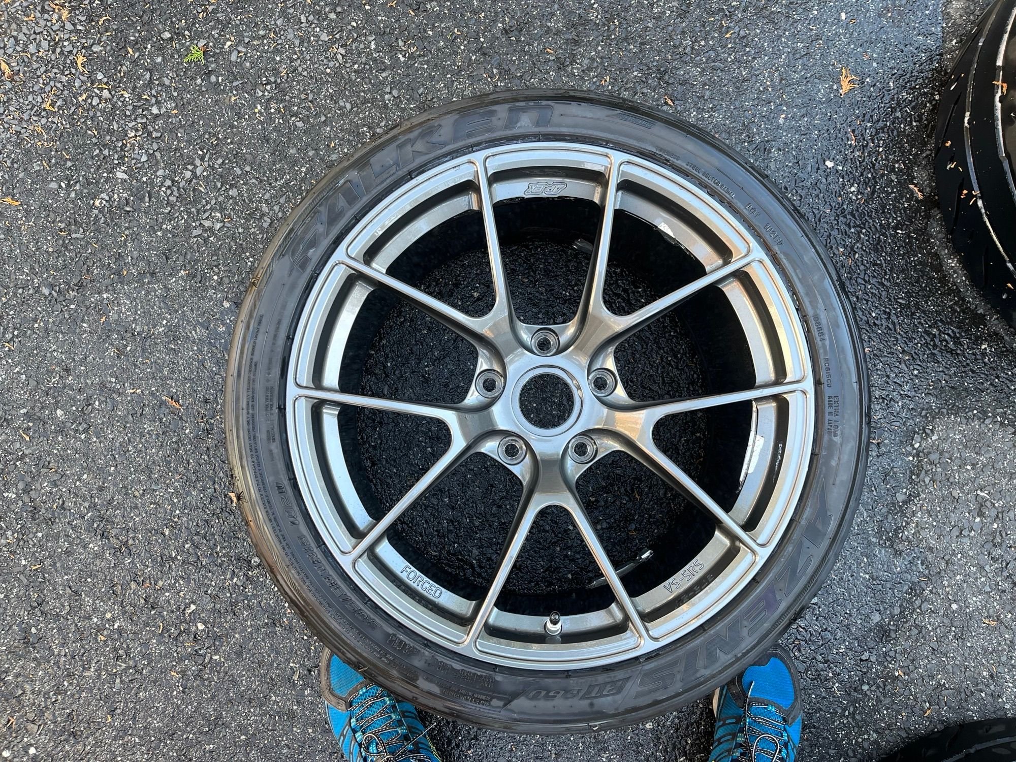 Wheels and Tires/Axles - Apex VS5-RS - 19inch -  9/10.5 - 718 / Cayman GT4 / - Falken RT660 265/305 - Used - -1 to 2024  All Models - Nj, NJ 07640, United States