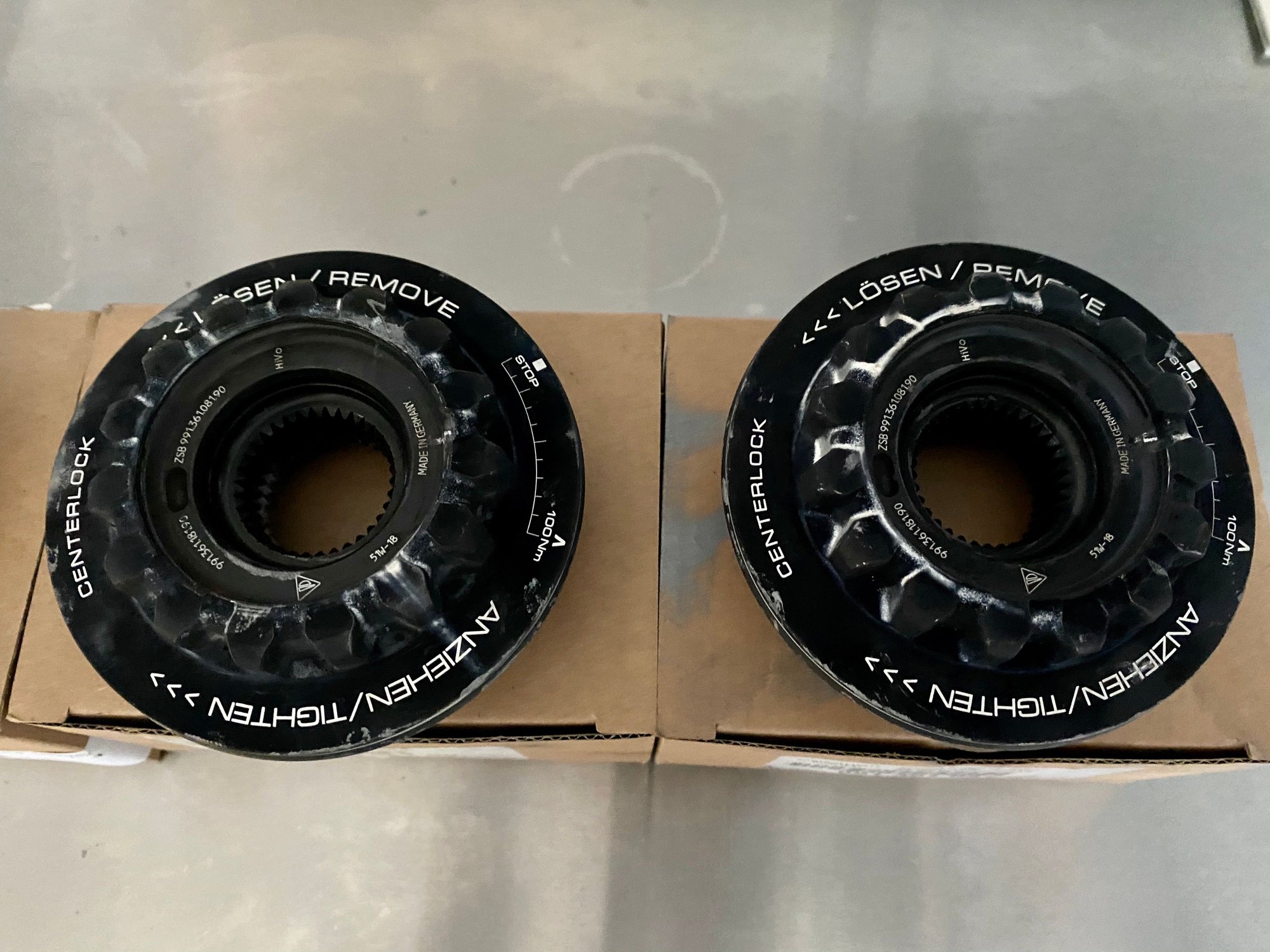 OEM 991GT3/GT3RS, 2RS, GTS Center Lock Nut Set Rennlist Porsche