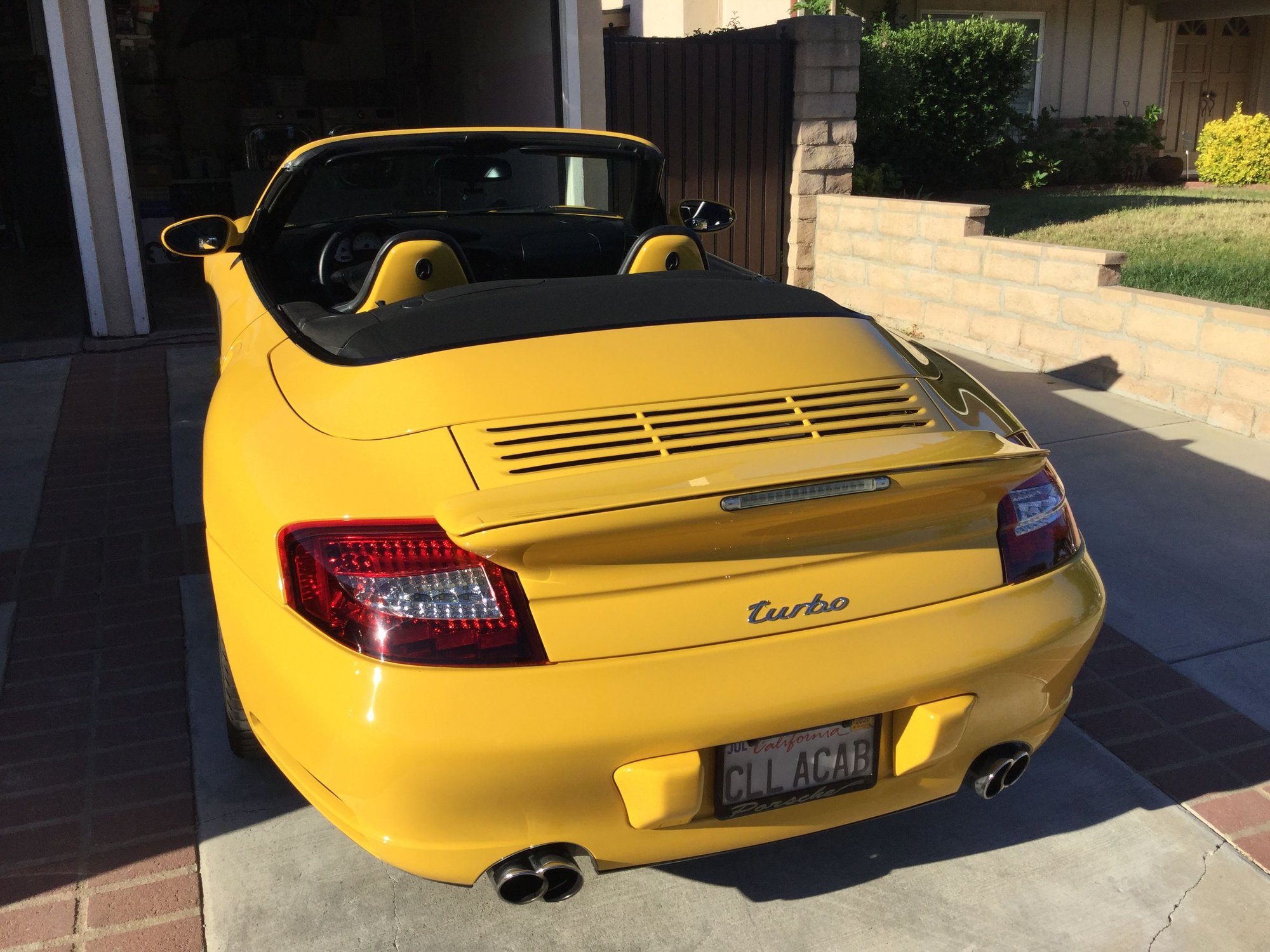 2004 Porsche 911 - 2004 Porsche Turbo Cab X-50 - Original Sticker $159K - Used - VIN WP0CB29944S675090 - 79,000 Miles - 6 cyl - 4WD - Manual - Convertible - Yellow - Simi Valley, CA 93063, United States