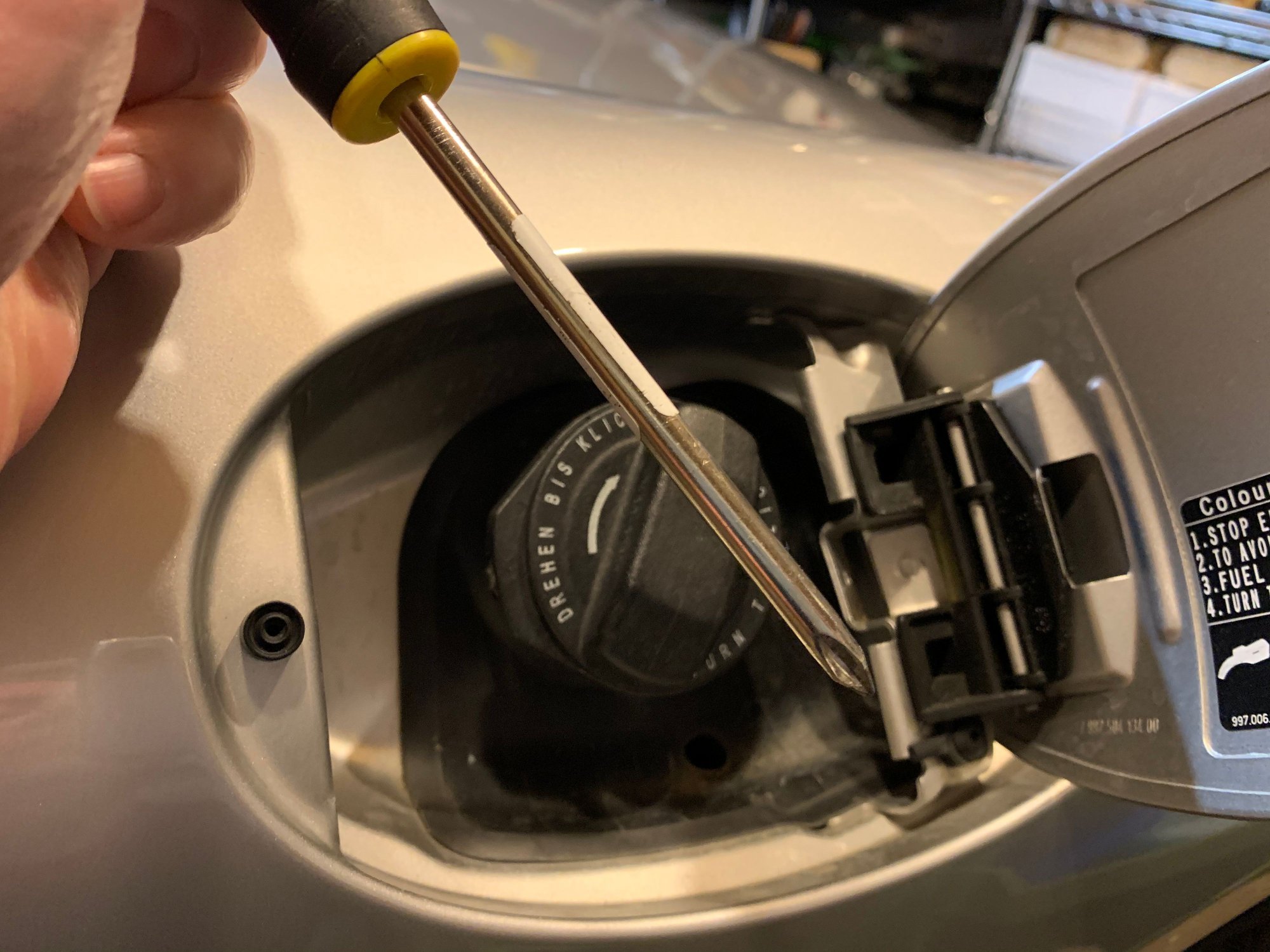 Detailed DIY for Gas Cap Replacement for the 997.1 Rennlist Porsche